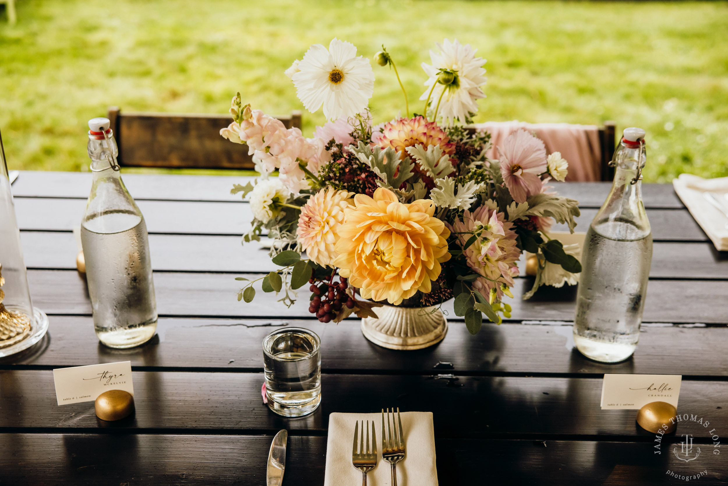 Heyday Farm Bainbridge Island wedding bey Seattle wedding photographer James Thomas Long Photography