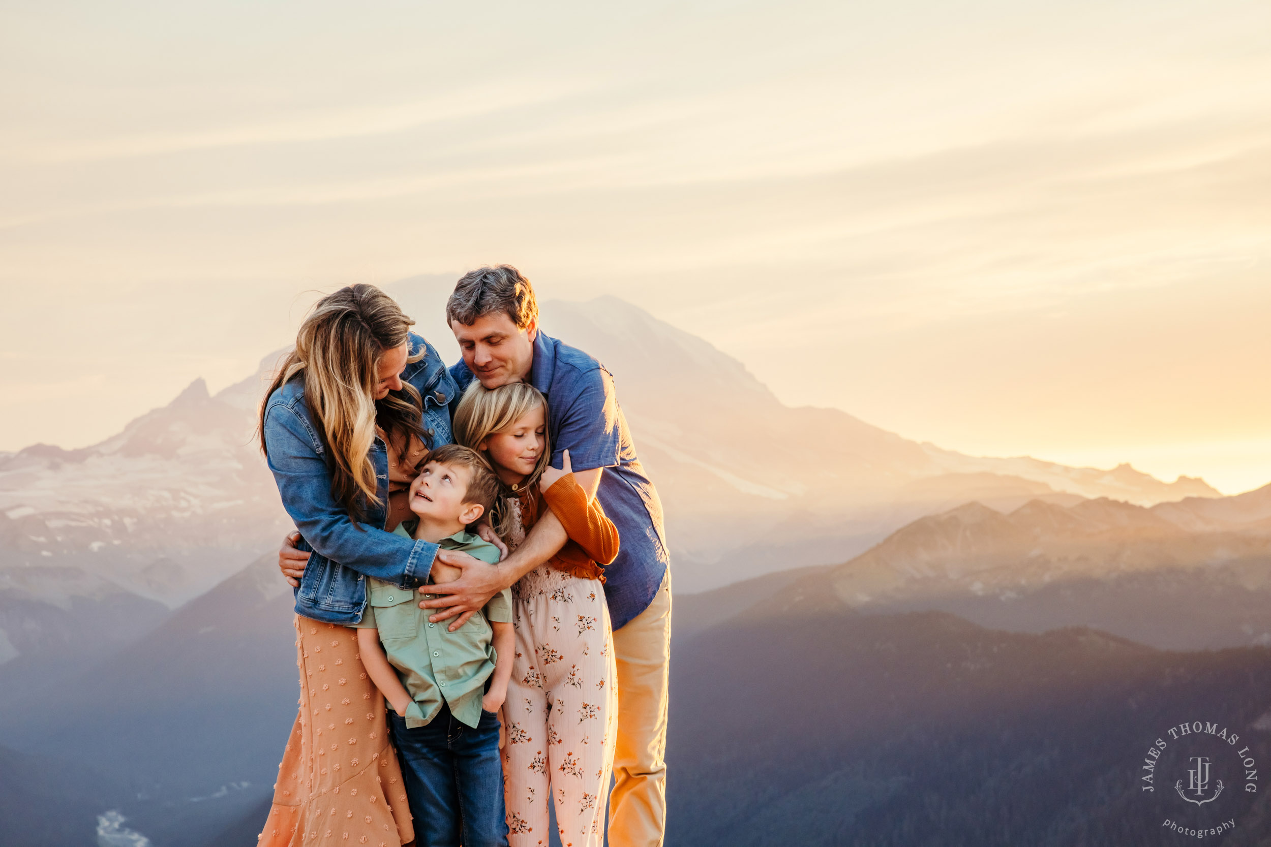 Mount Rainier Crystal Mountain adventure family photography session by Seattle family photographer James Thomas Long Photography