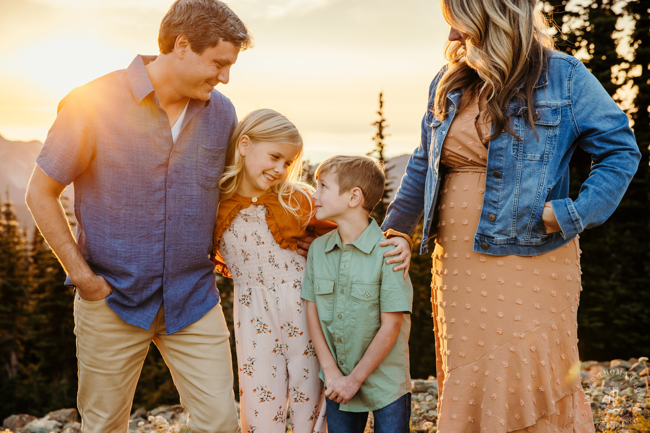 Mount Rainier Crystal Mountain adventure family photography session by Seattle family photographer James Thomas Long Photography