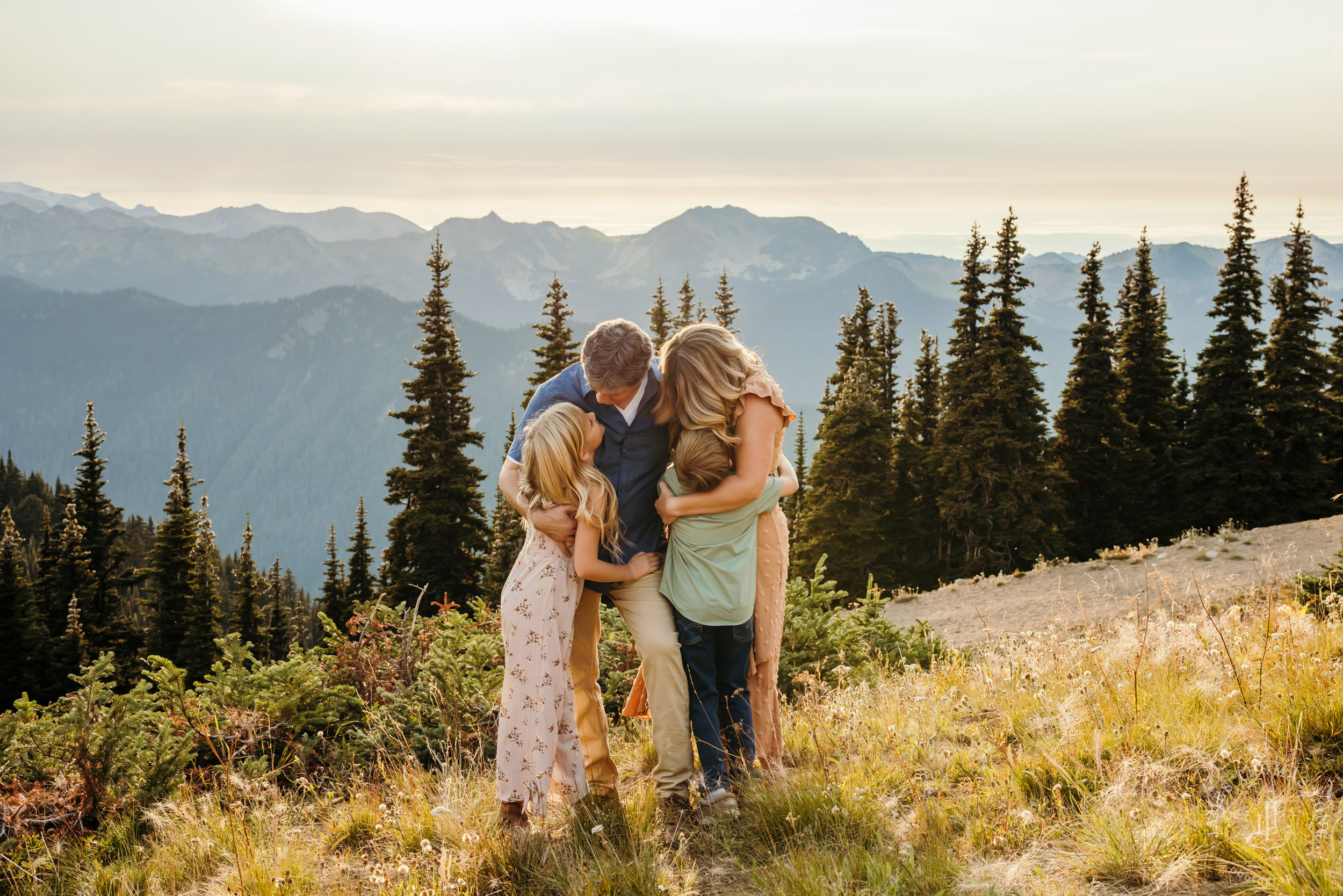 Mount Rainier Crystal Mountain adventure family photography session by Seattle family photographer James Thomas Long Photography