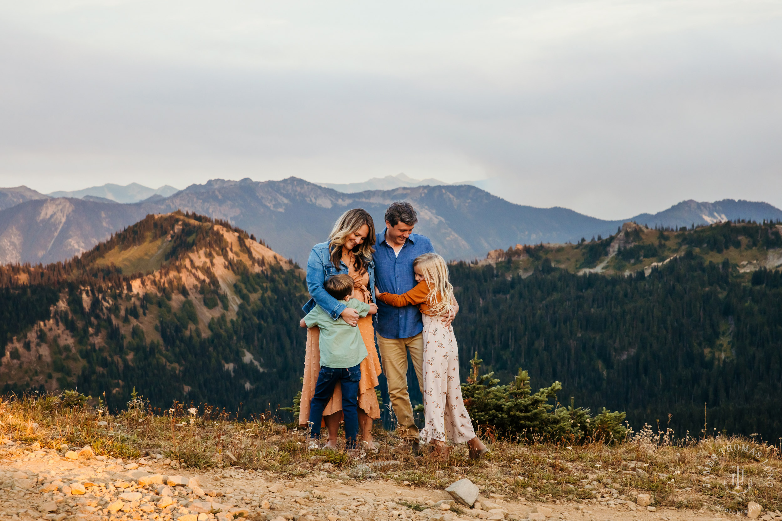 Mount Rainier Crystal Mountain adventure family photography session by Seattle family photographer James Thomas Long Photography