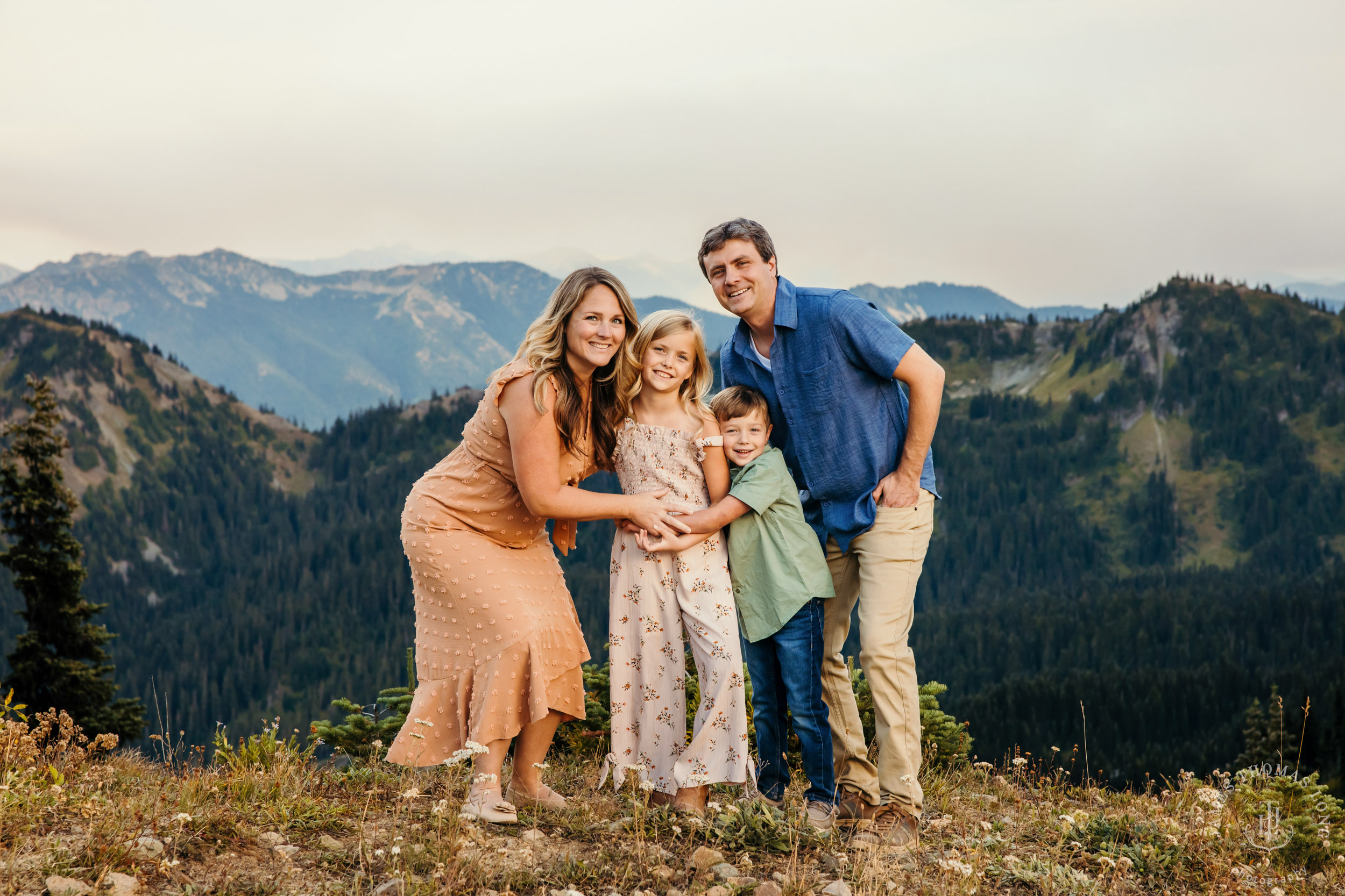 Mount Rainier Crystal Mountain adventure family photography session by Seattle family photographer James Thomas Long Photography