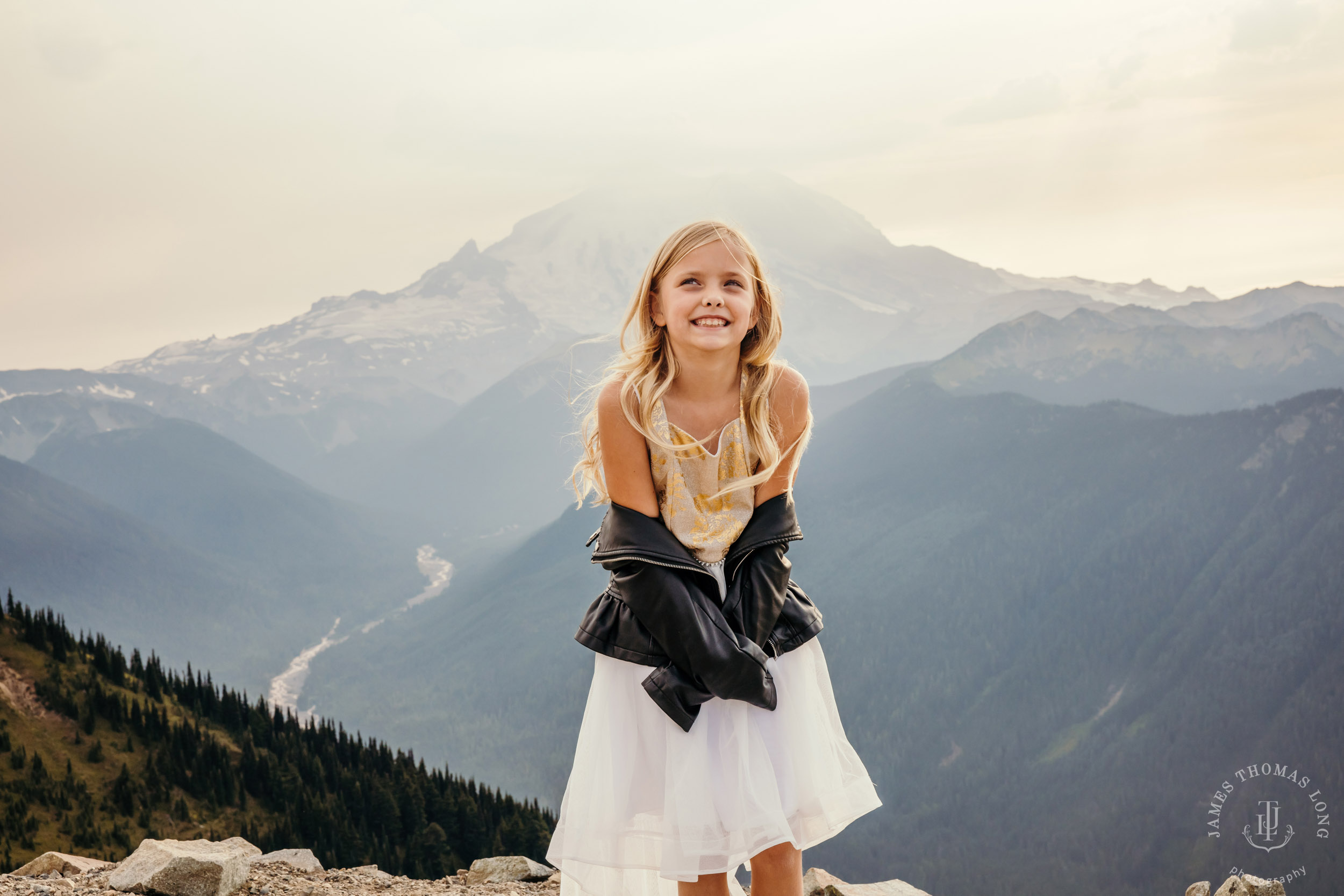 Mount Rainier Crystal Mountain adventure family photography session by Seattle family photographer James Thomas Long Photography