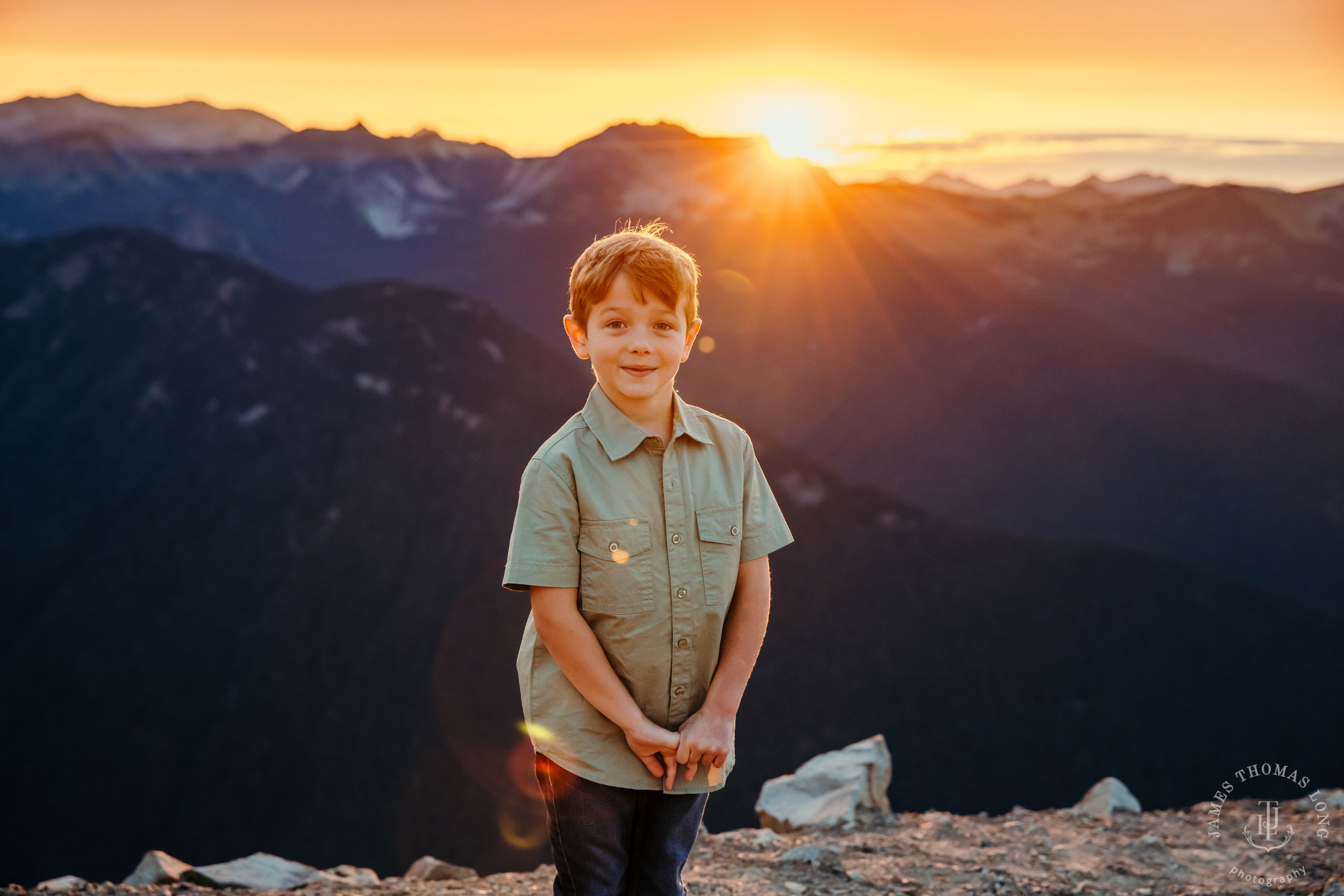 Mount Rainier Crystal Mountain adventure family photography session by Seattle family photographer James Thomas Long Photography