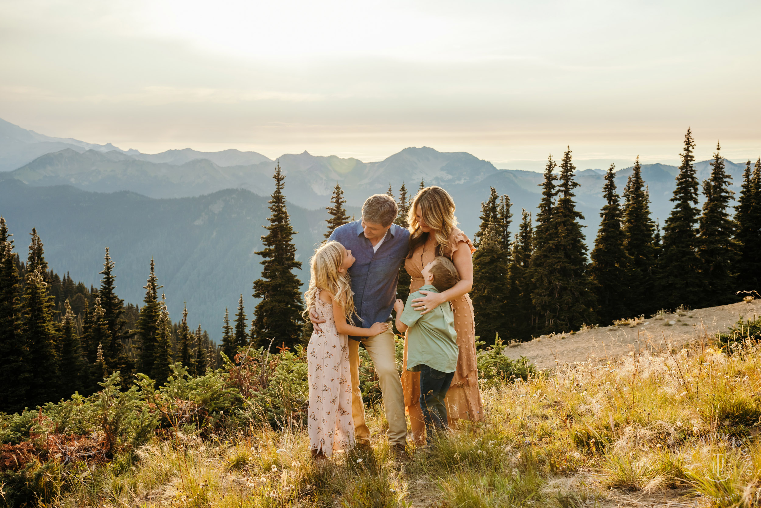 Mount Rainier Crystal Mountain adventure family photography session by Seattle family photographer James Thomas Long Photography
