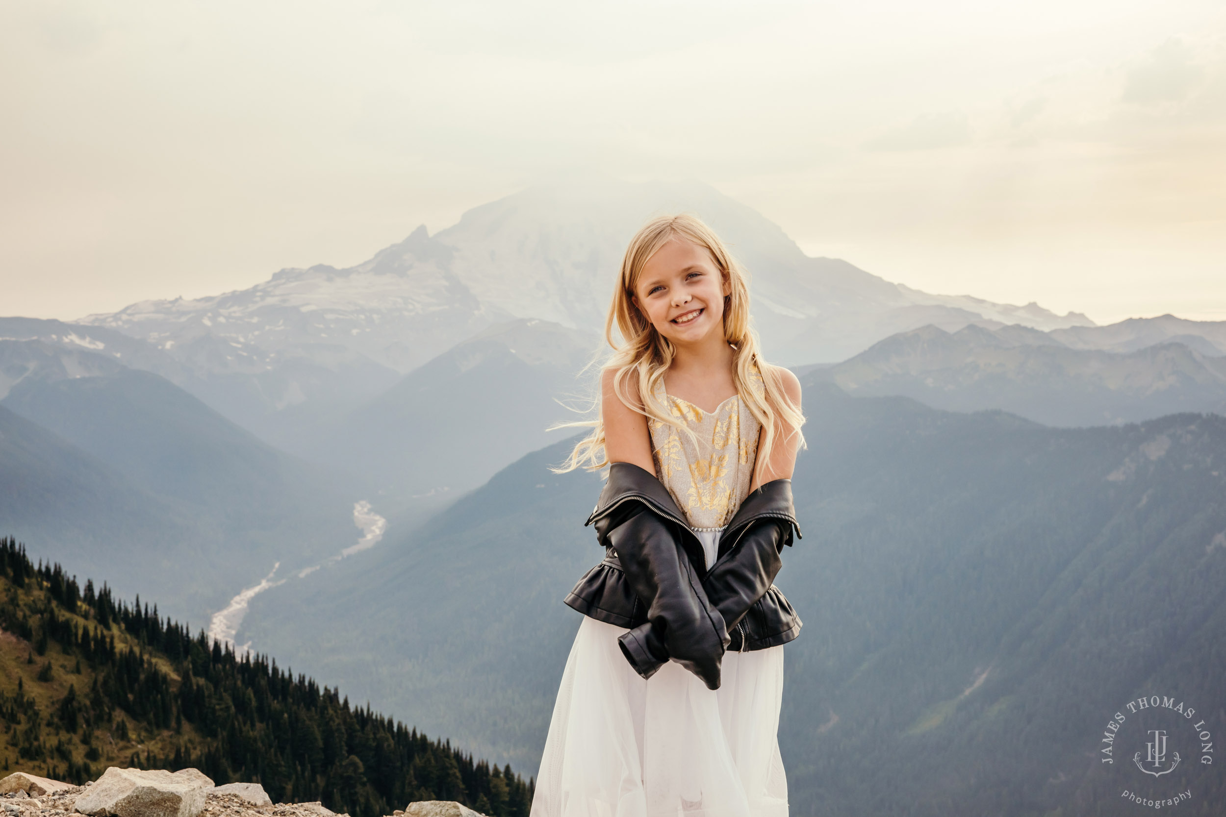 Mount Rainier Crystal Mountain adventure family photography session by Seattle family photographer James Thomas Long Photography