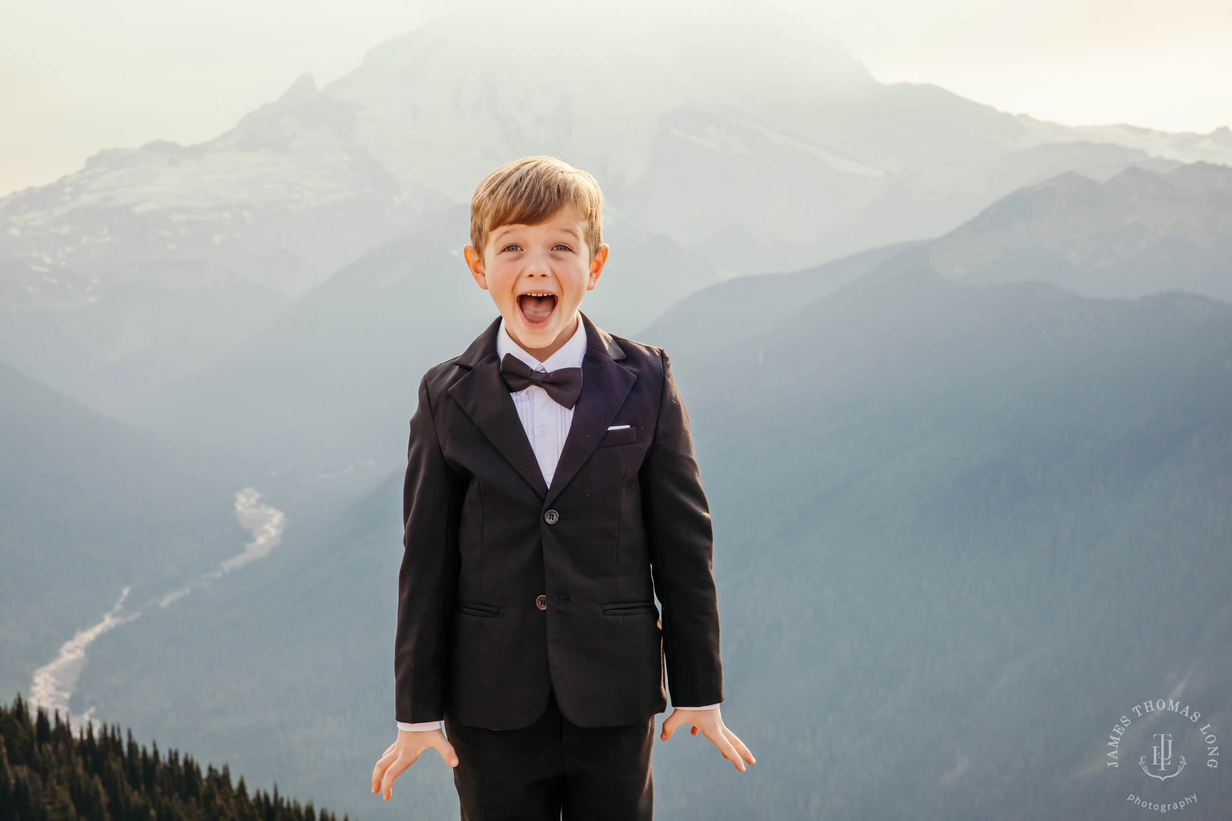 Mount Rainier Crystal Mountain adventure family photography session by Seattle family photographer James Thomas Long Photography