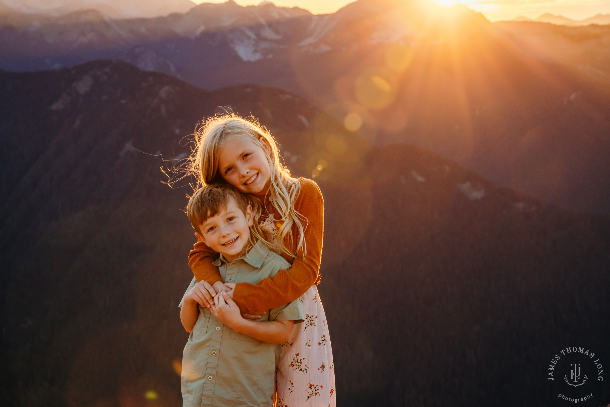 Mount Rainier Crystal Mountain adventure family photography session by Seattle family photographer James Thomas Long Photography
