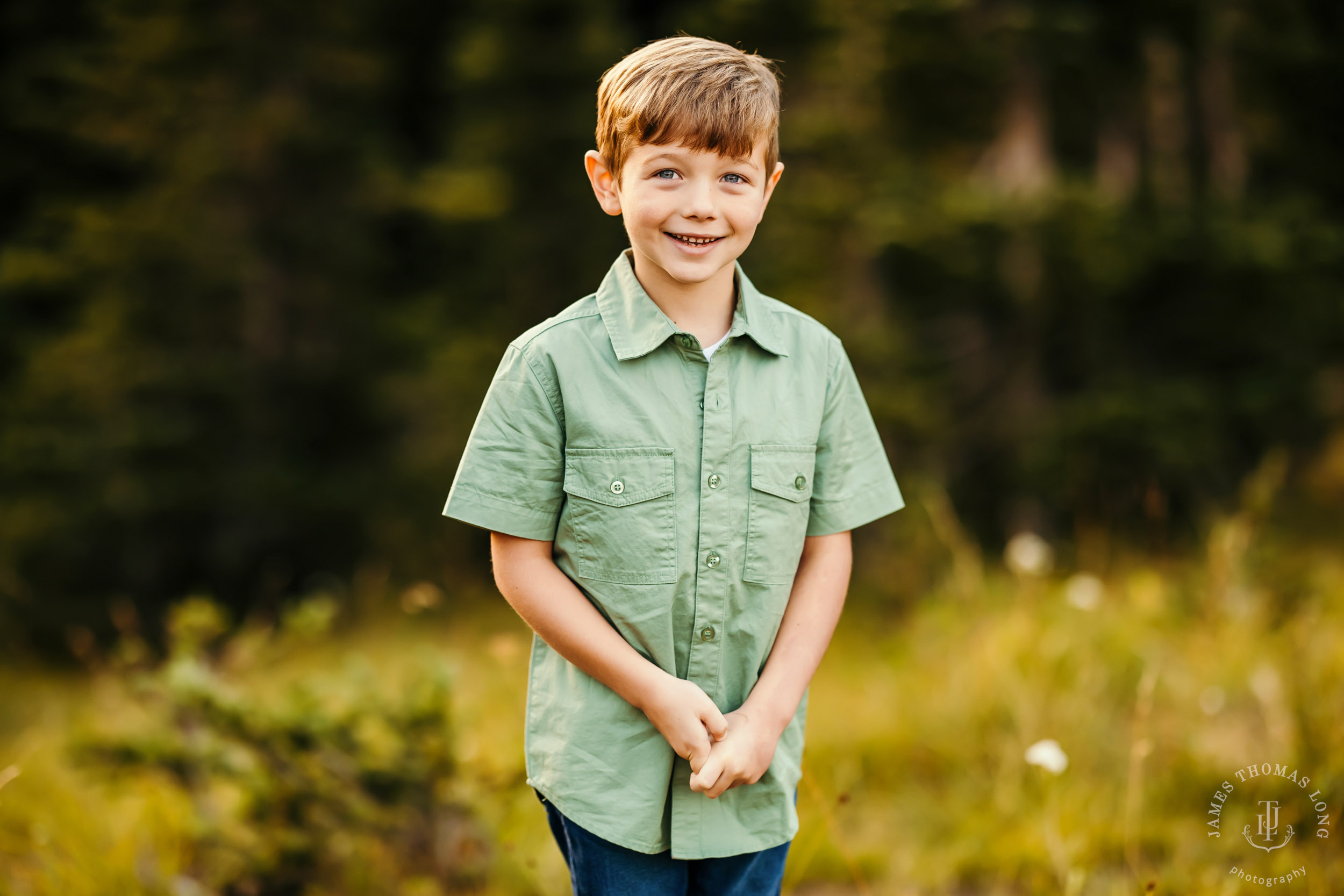 Mount Rainier Crystal Mountain adventure family photography session by Seattle family photographer James Thomas Long Photography