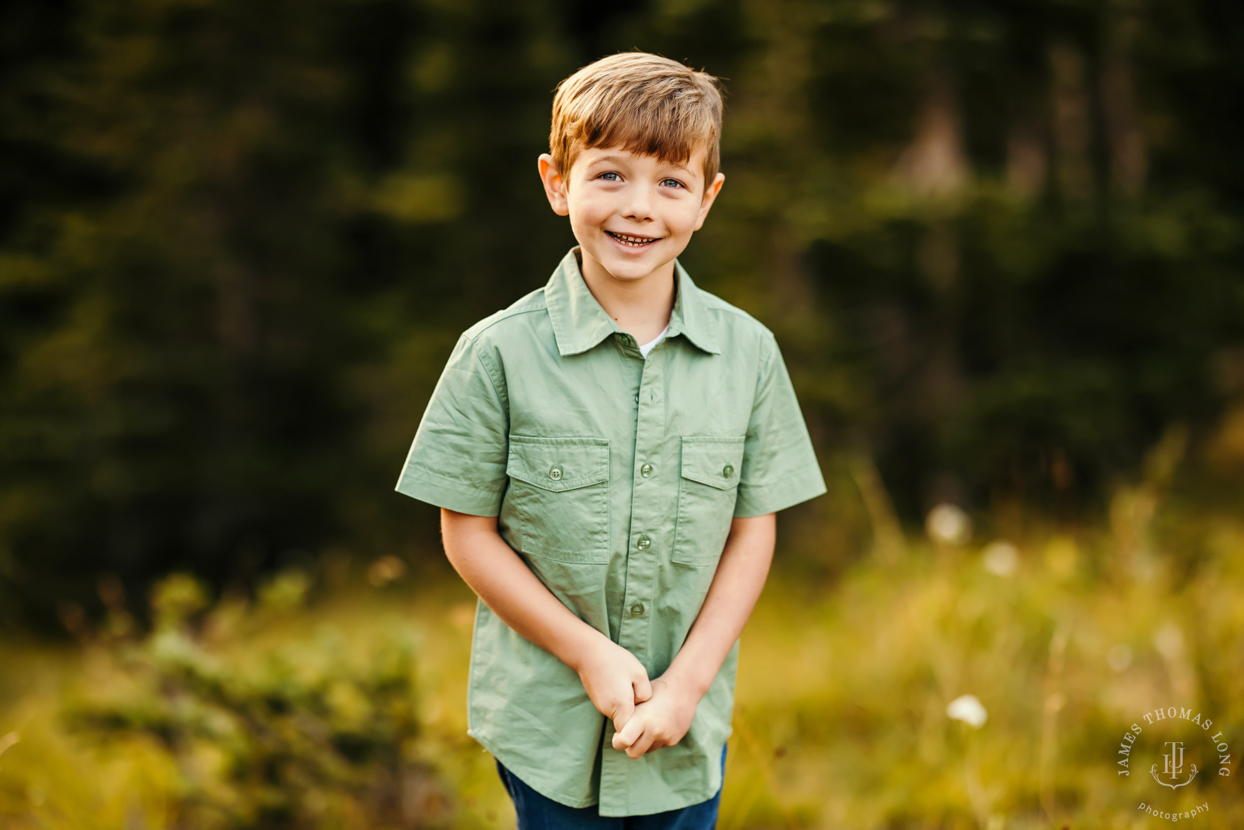 Mount Rainier Crystal Mountain adventure family photography session by Seattle family photographer James Thomas Long Photography
