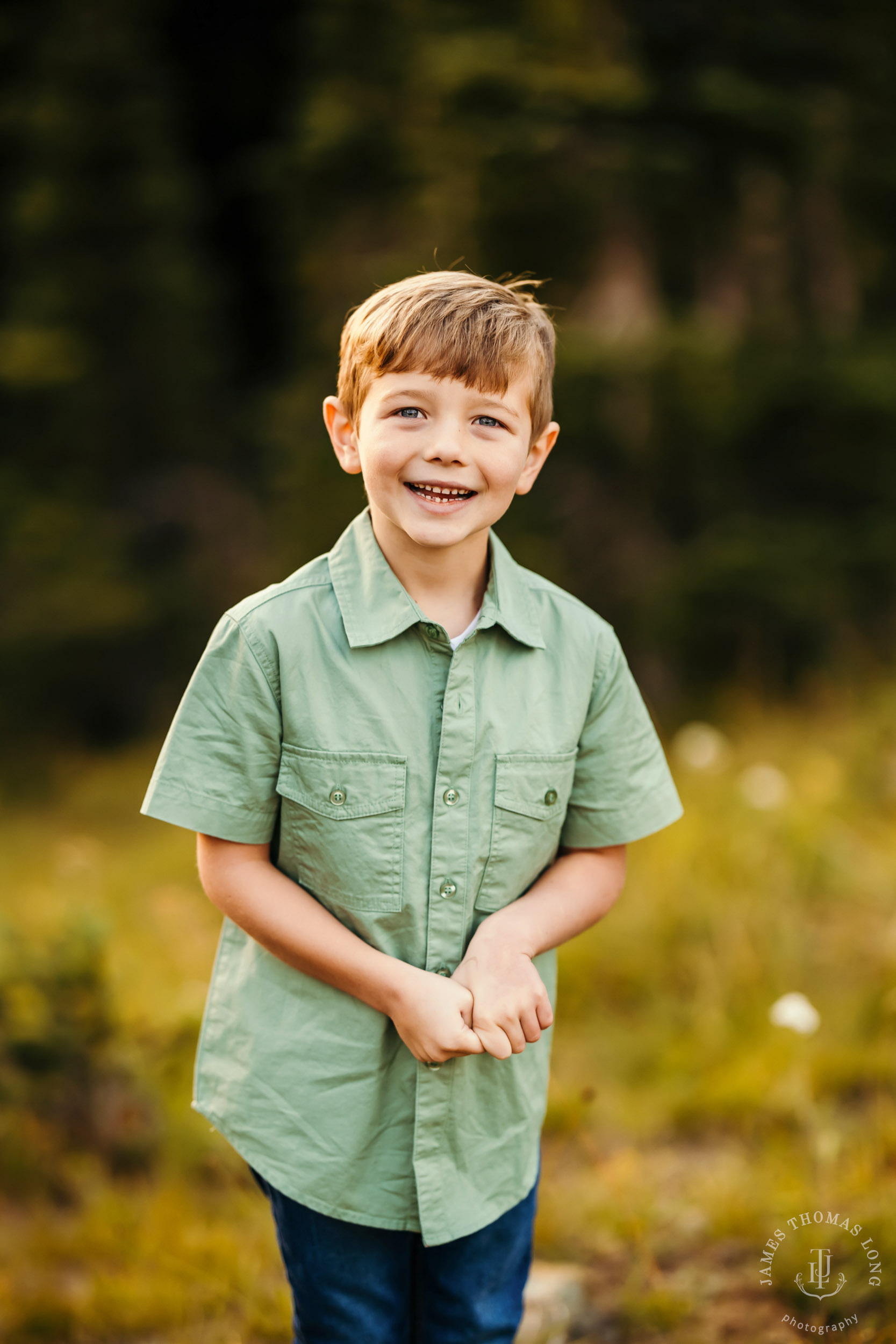 Mount Rainier Crystal Mountain adventure family photography session by Seattle family photographer James Thomas Long Photography