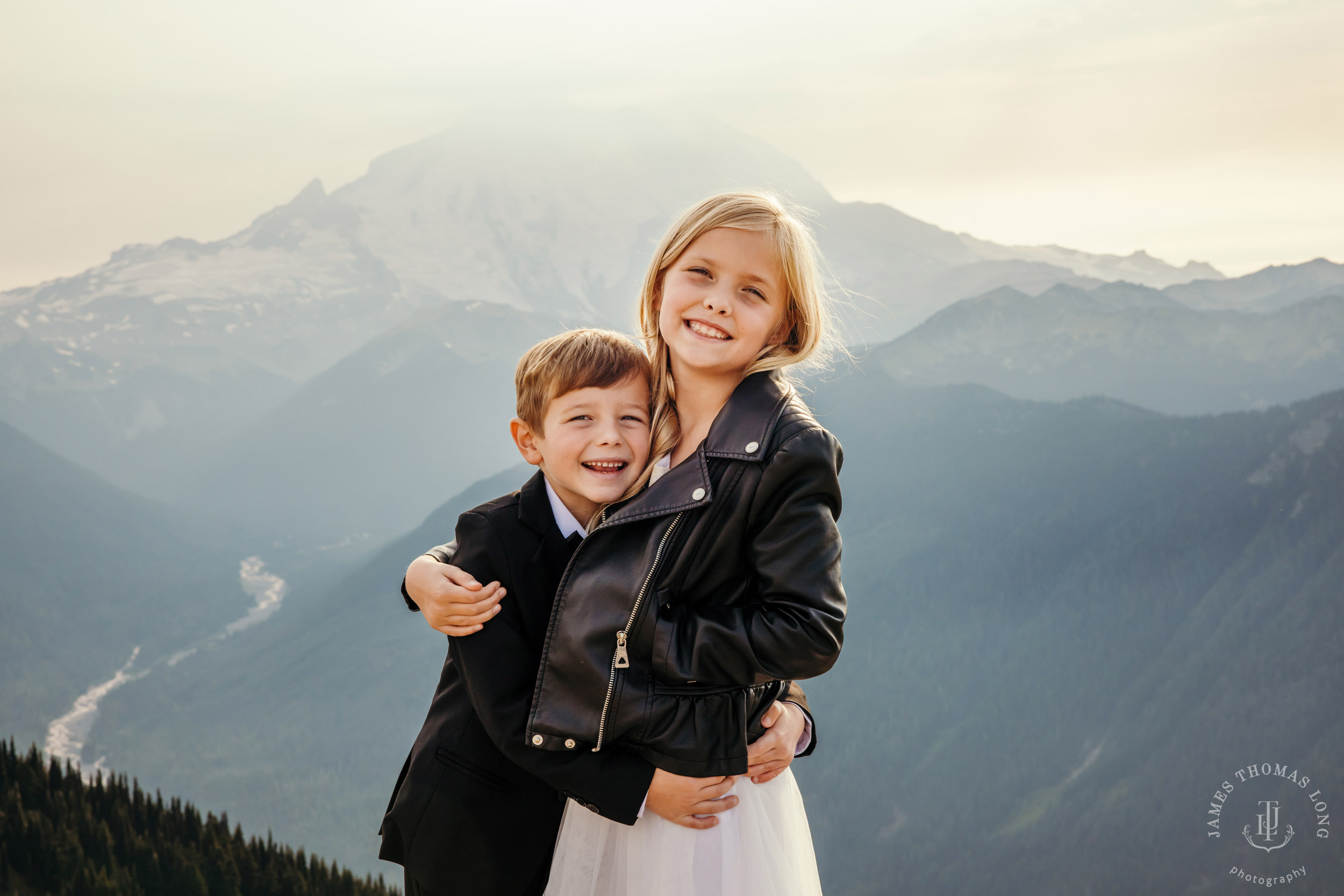 Mount Rainier Crystal Mountain adventure family photography session by Seattle family photographer James Thomas Long Photography