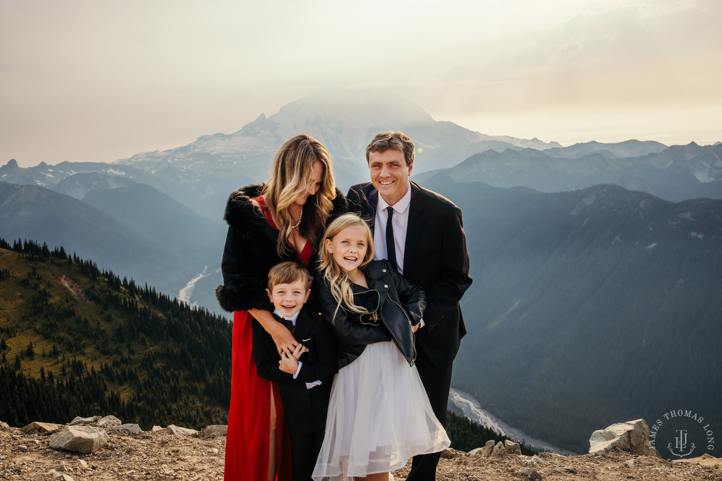 Mount Rainier Crystal Mountain adventure family photography session by Seattle family photographer James Thomas Long Photography