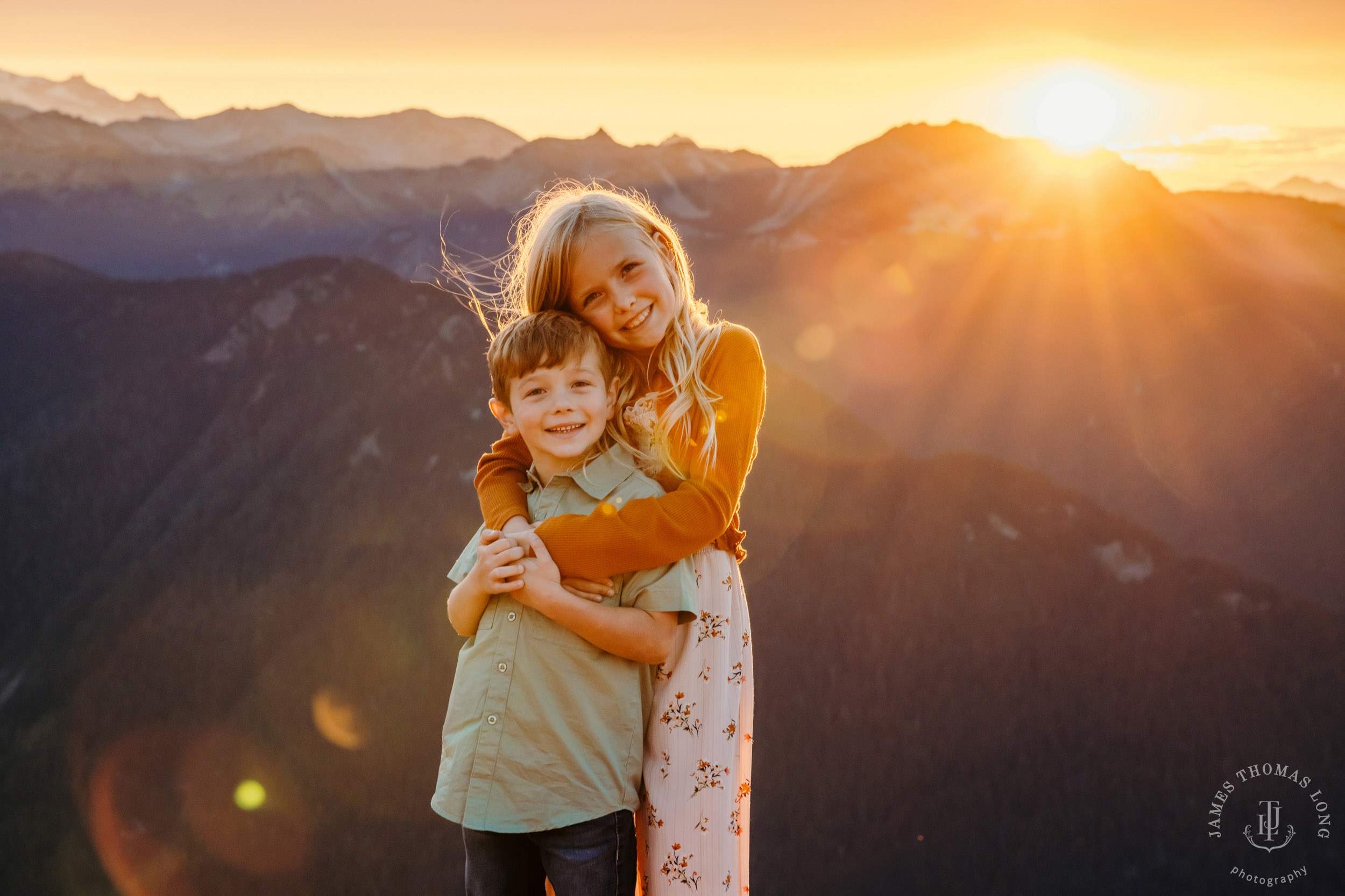 Mount Rainier Crystal Mountain adventure family photography session by Seattle family photographer James Thomas Long Photography
