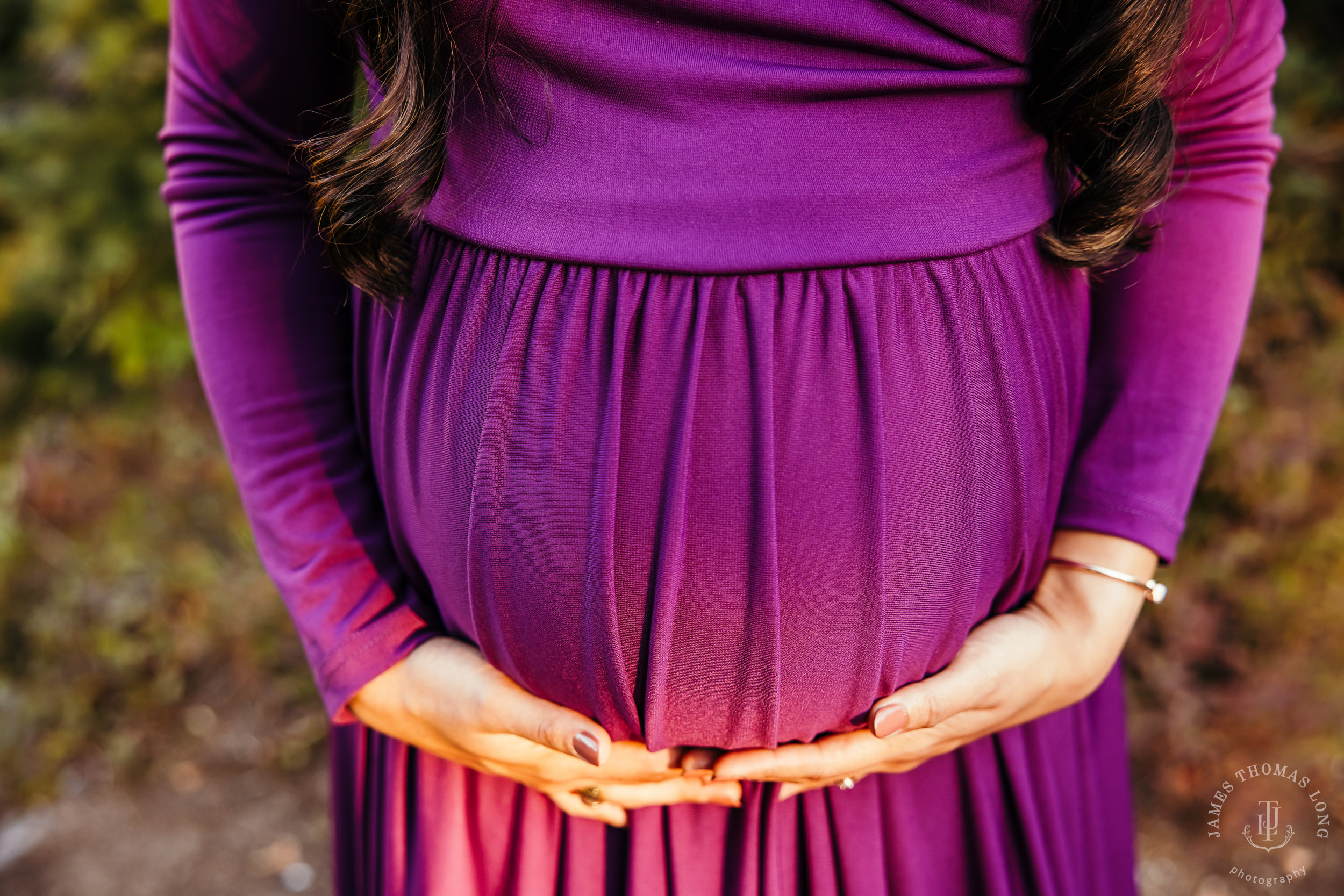 Mount Rainier maternity session by Seattle family photographer James Thomas Long Photography