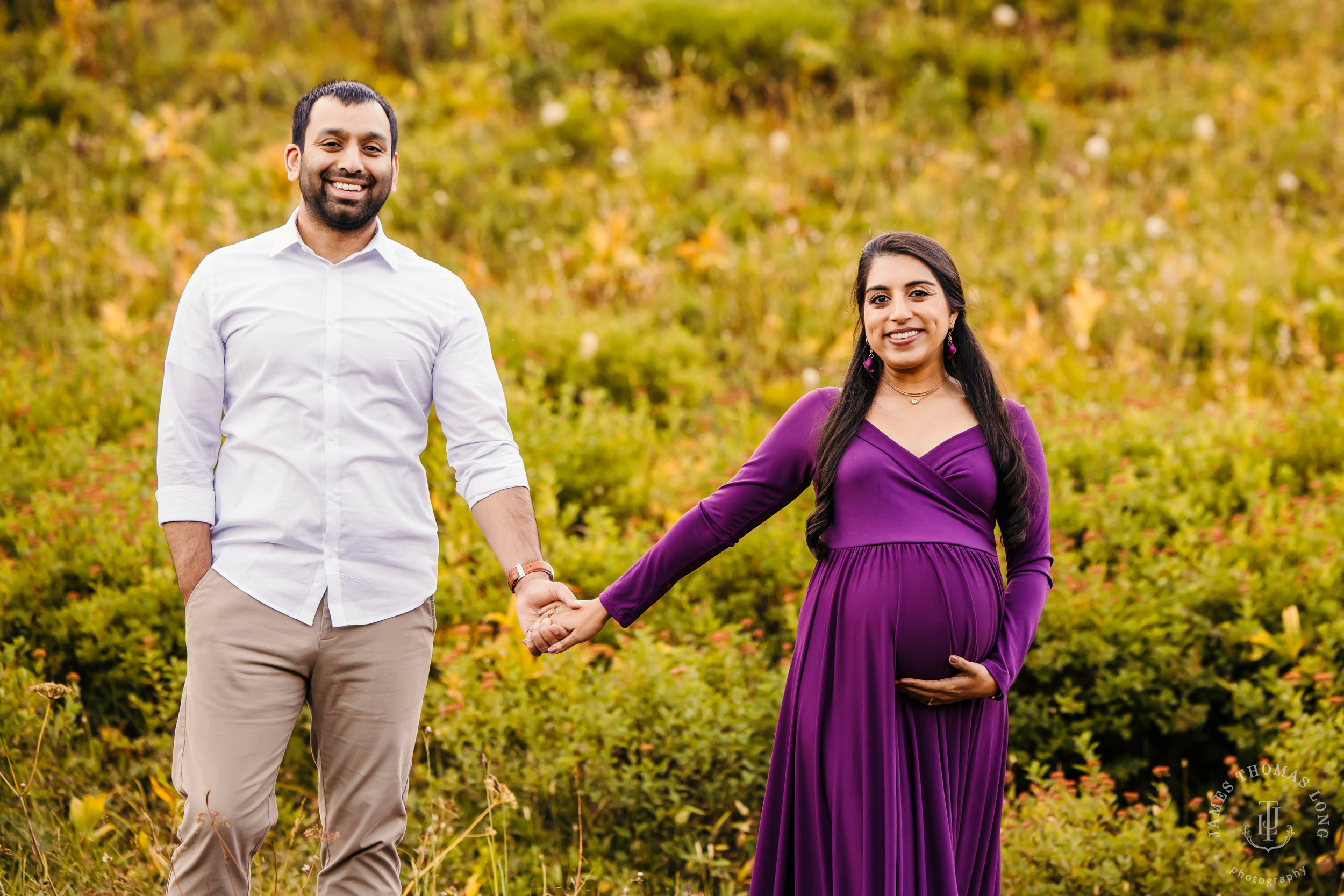 Mount Rainier maternity session by Seattle family photographer James Thomas Long Photography