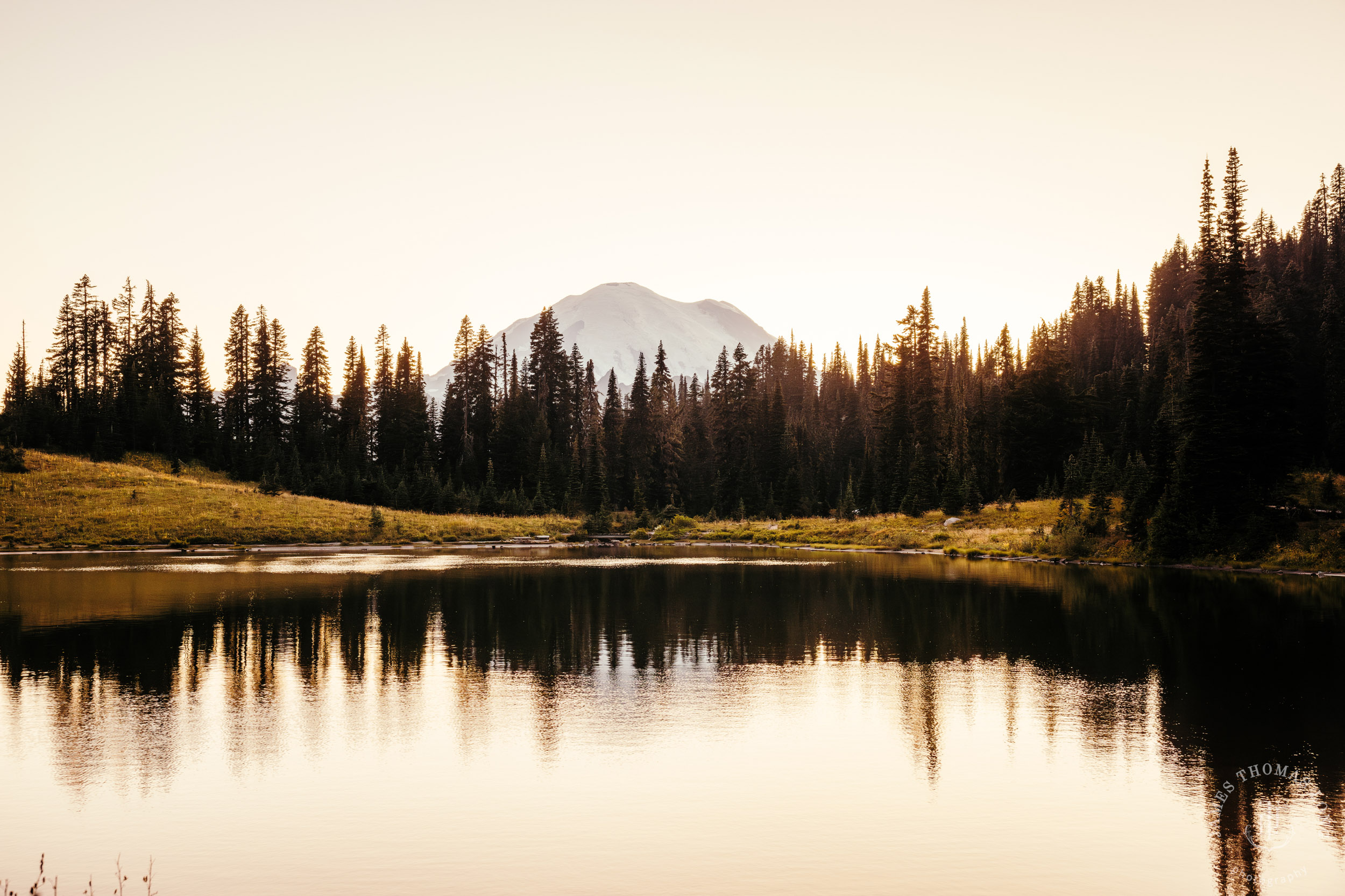 Mount Rainier maternity session by Seattle family photographer James Thomas Long Photography