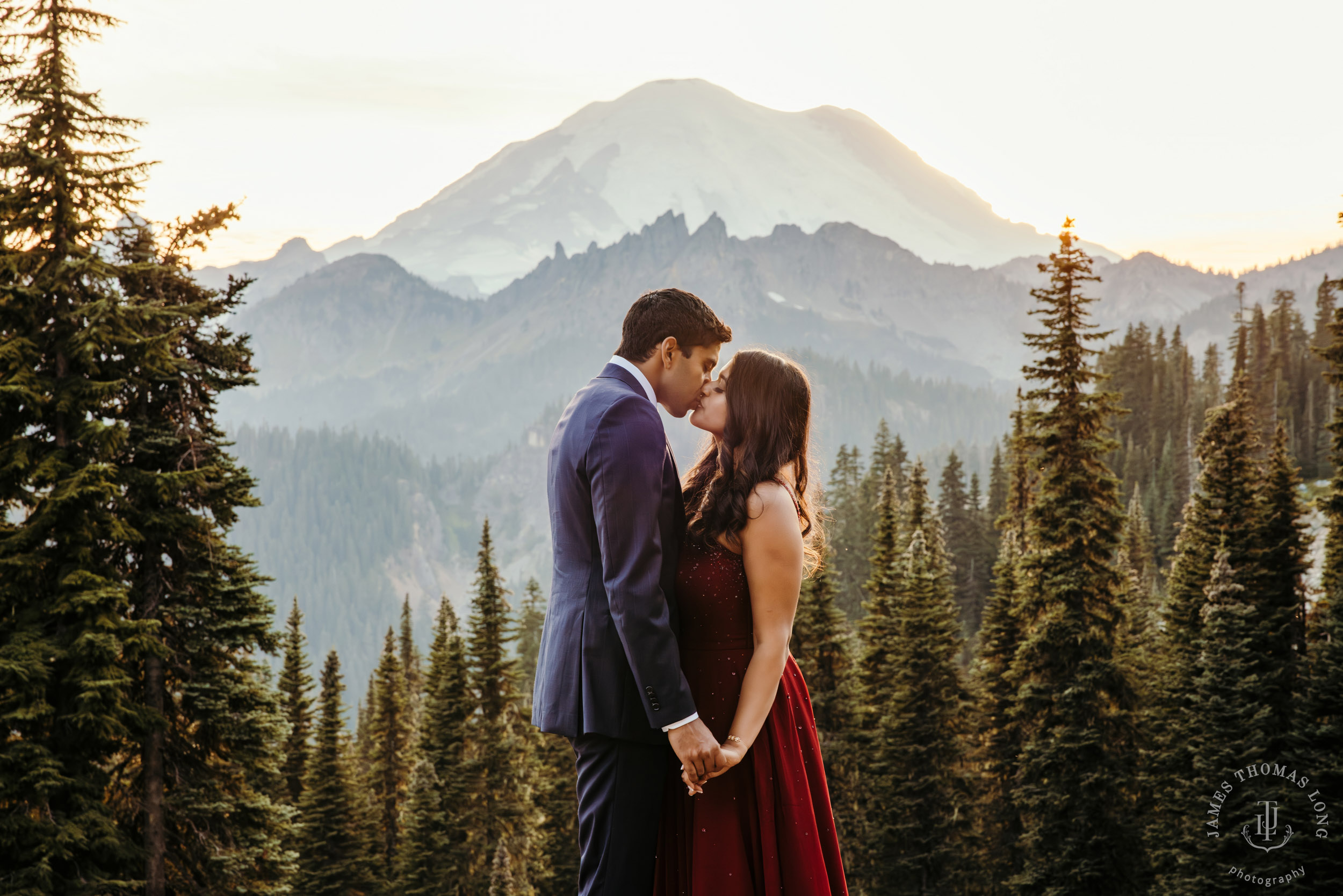 Seattle and Mount Rainier engagement session by Seattle wedding photographer James Thomas Long Potography