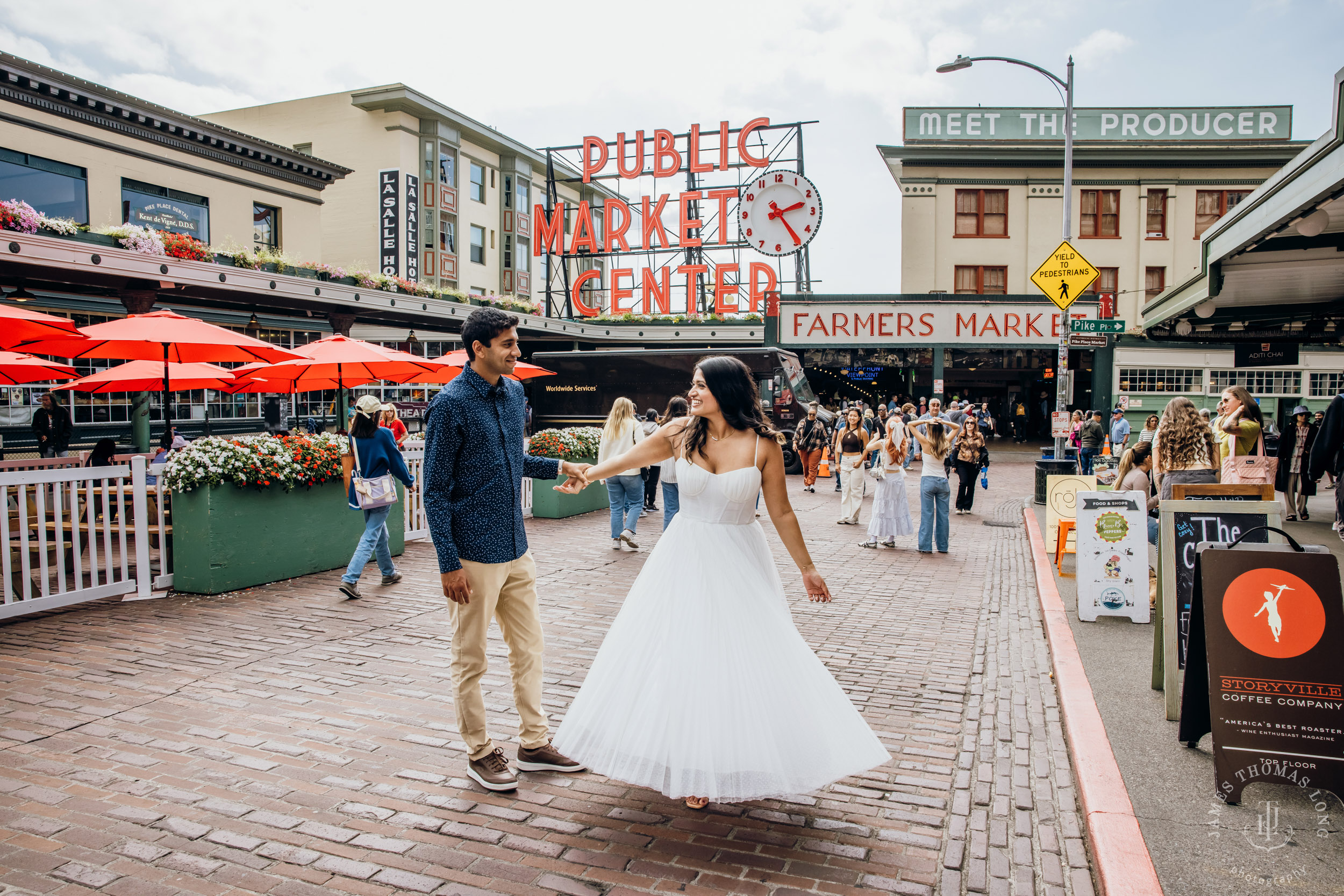 Seattle and Mount Rainier engagement session by Seattle wedding photographer James Thomas Long Potography