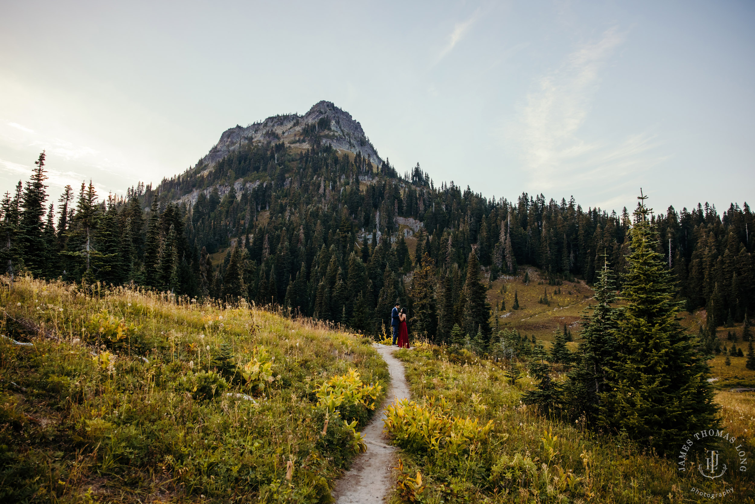 Seattle and Mount Rainier engagement session by Seattle wedding photographer James Thomas Long Potography