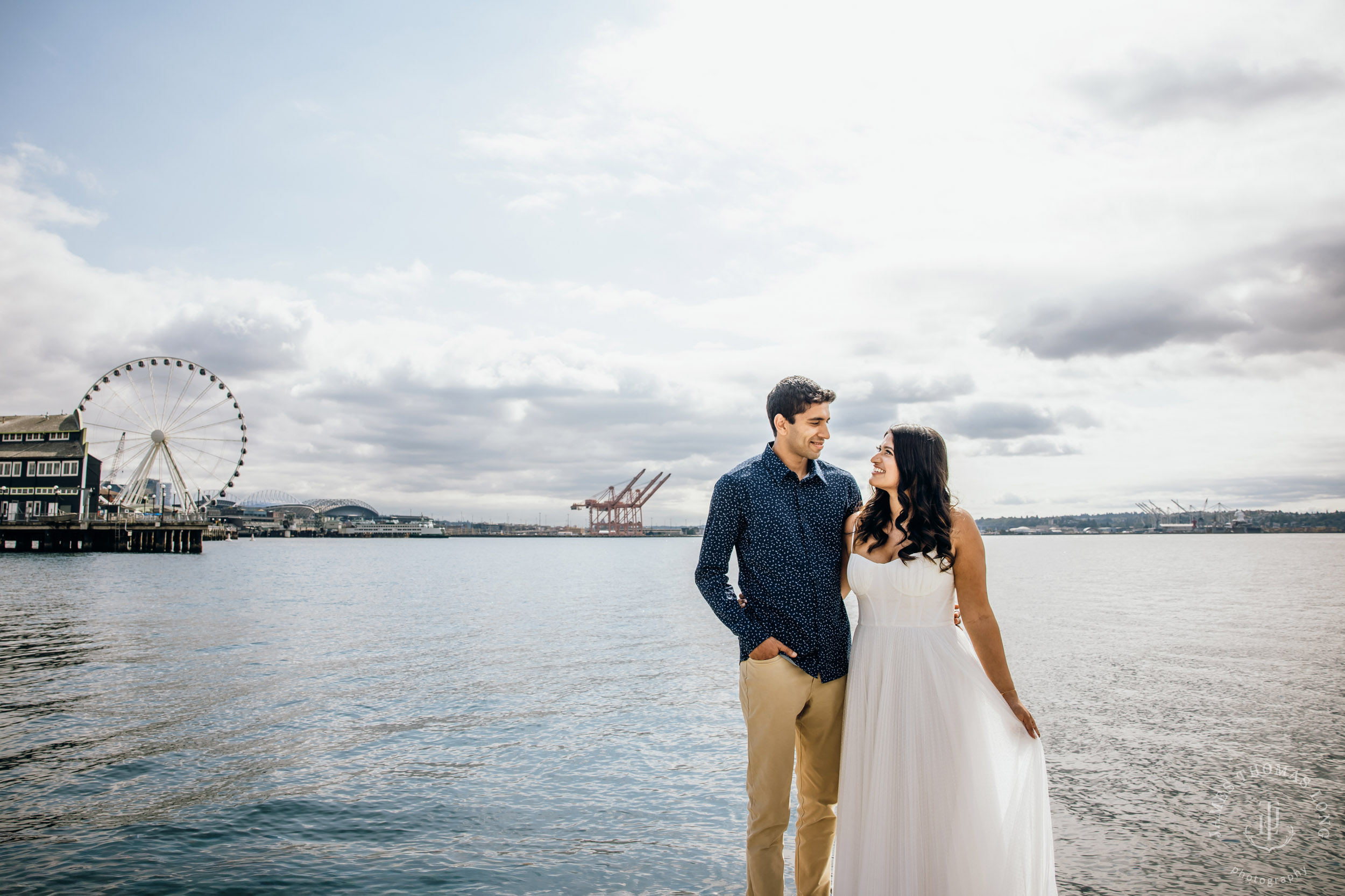 Seattle and Mount Rainier engagement session by Seattle wedding photographer James Thomas Long Potography