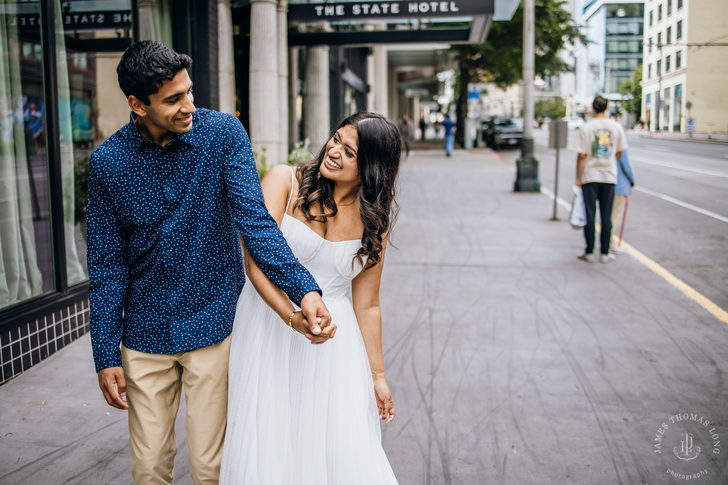 Seattle and Mount Rainier engagement session by Seattle wedding photographer James Thomas Long Potography