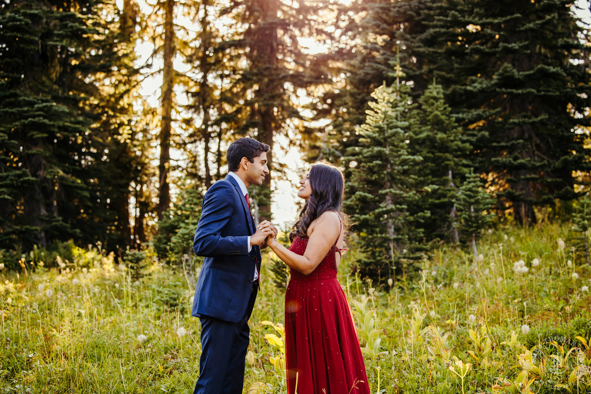 Seattle and Mount Rainier engagement session by Seattle wedding photographer James Thomas Long Potography