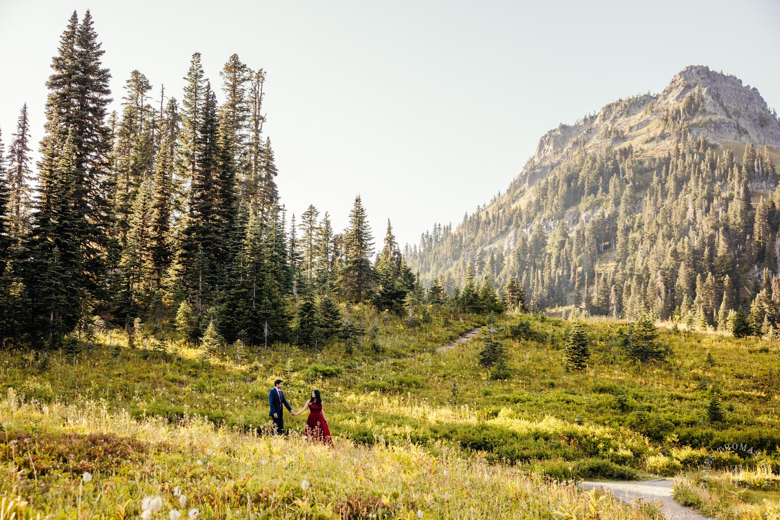Seattle and Mount Rainier engagement session by Seattle wedding photographer James Thomas Long Potography