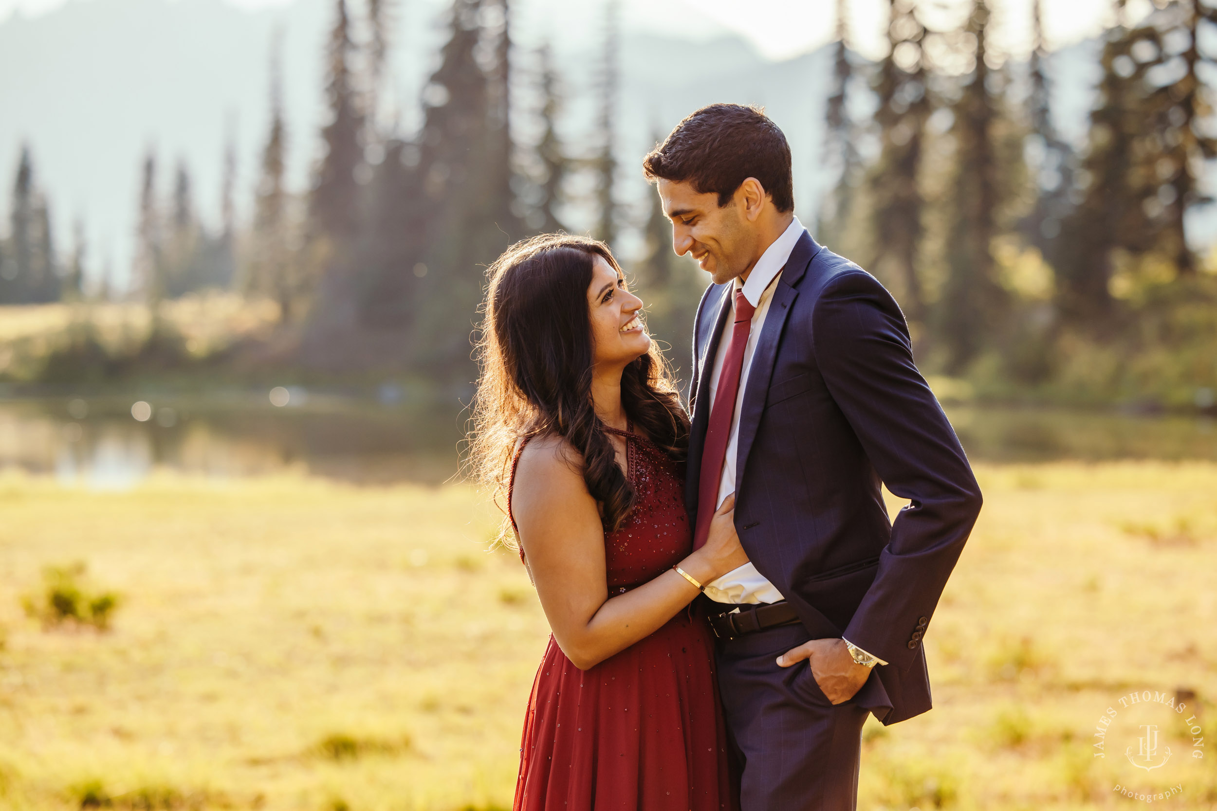 Seattle and Mount Rainier engagement session by Seattle wedding photographer James Thomas Long Potography