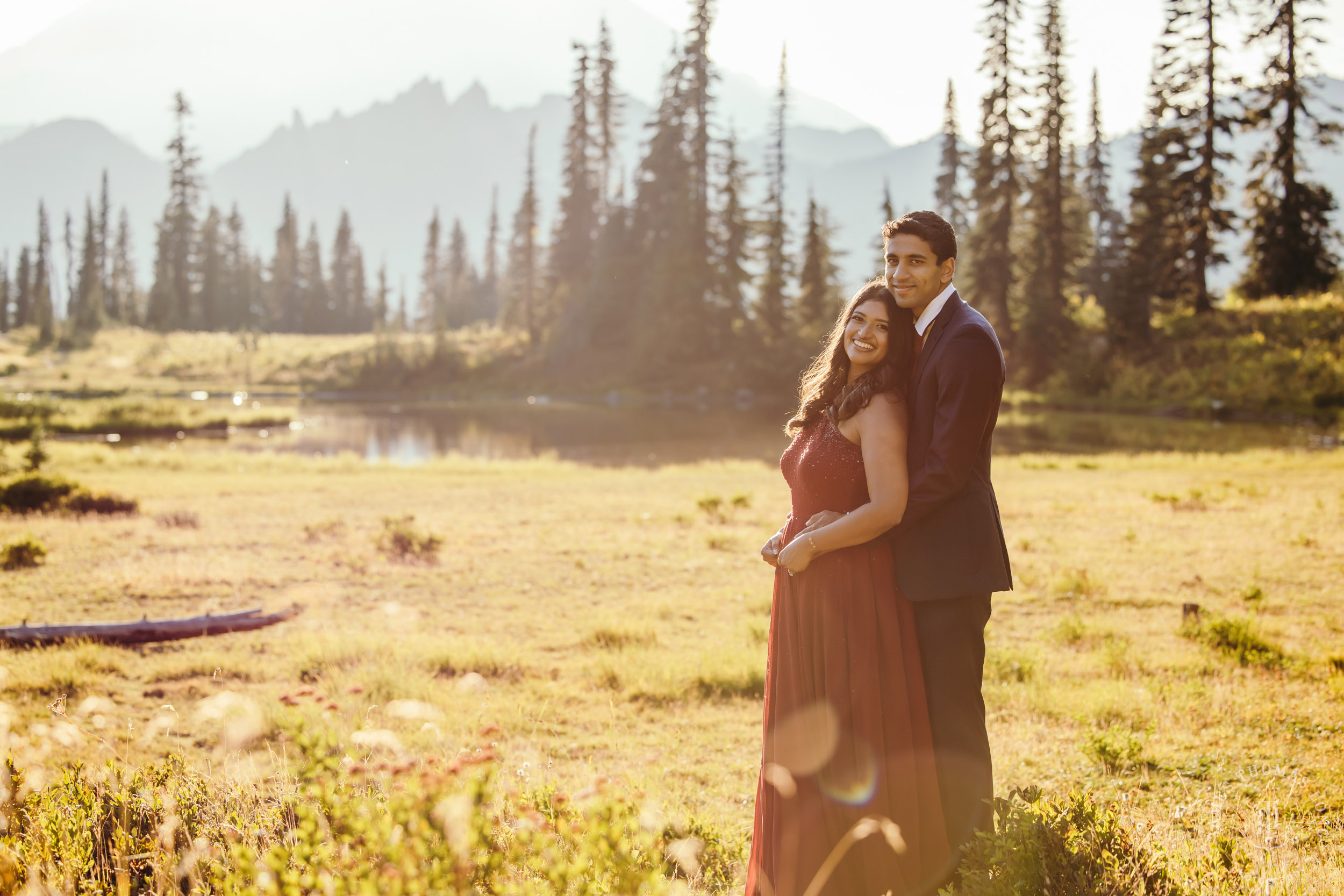 Seattle and Mount Rainier engagement session by Seattle wedding photographer James Thomas Long Potography