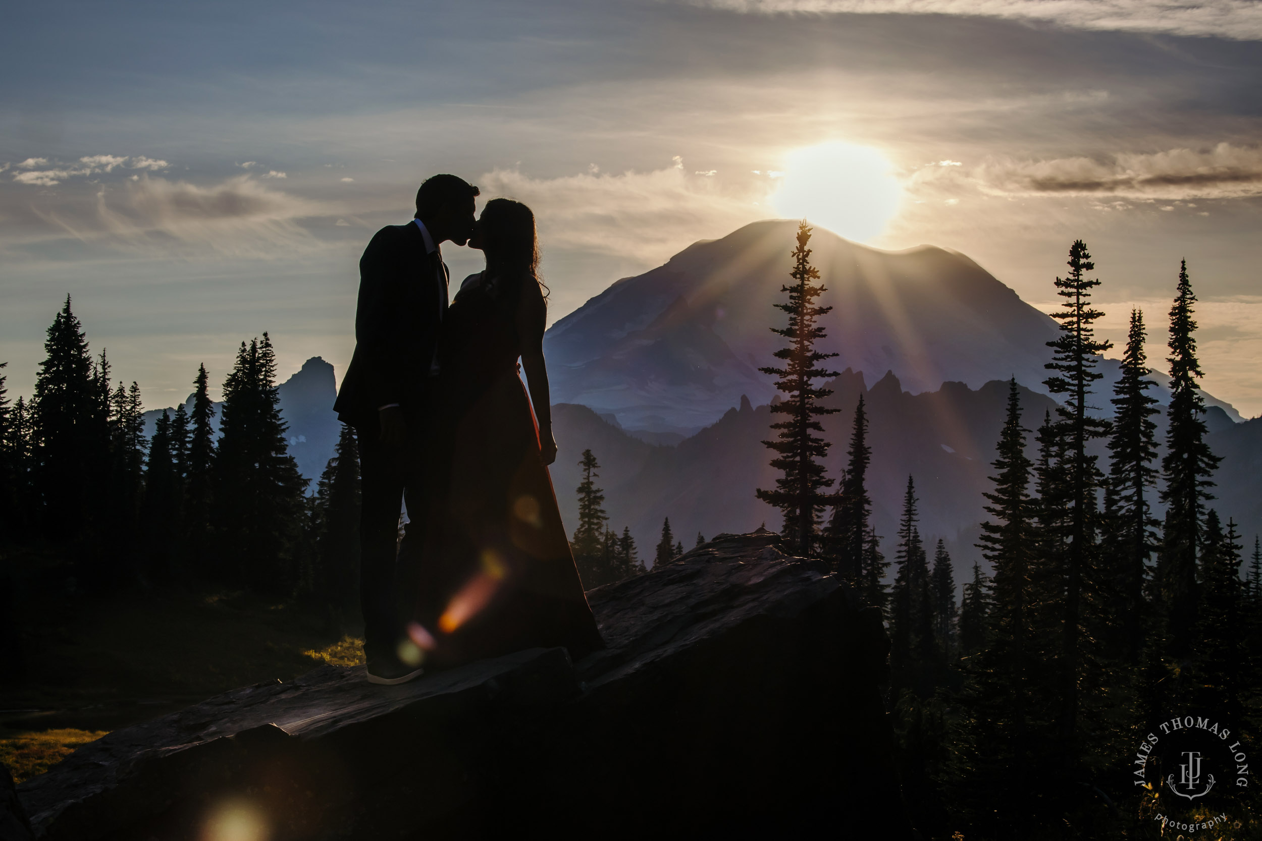Seattle and Mount Rainier engagement session by Seattle wedding photographer James Thomas Long Potography