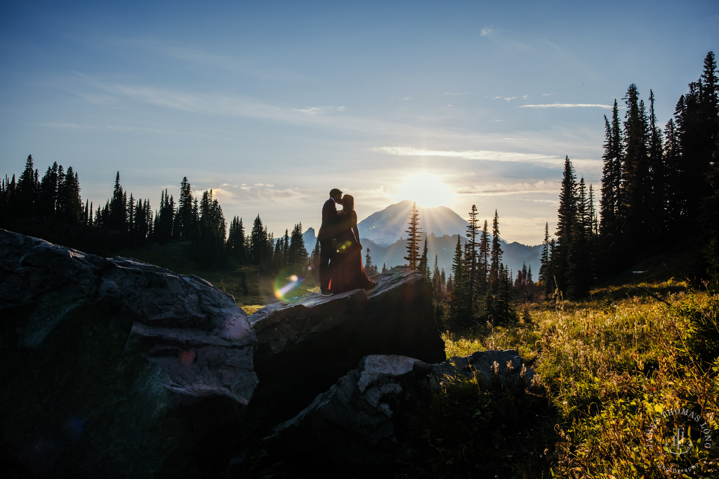 Seattle and Mount Rainier engagement session by Seattle wedding photographer James Thomas Long Potography