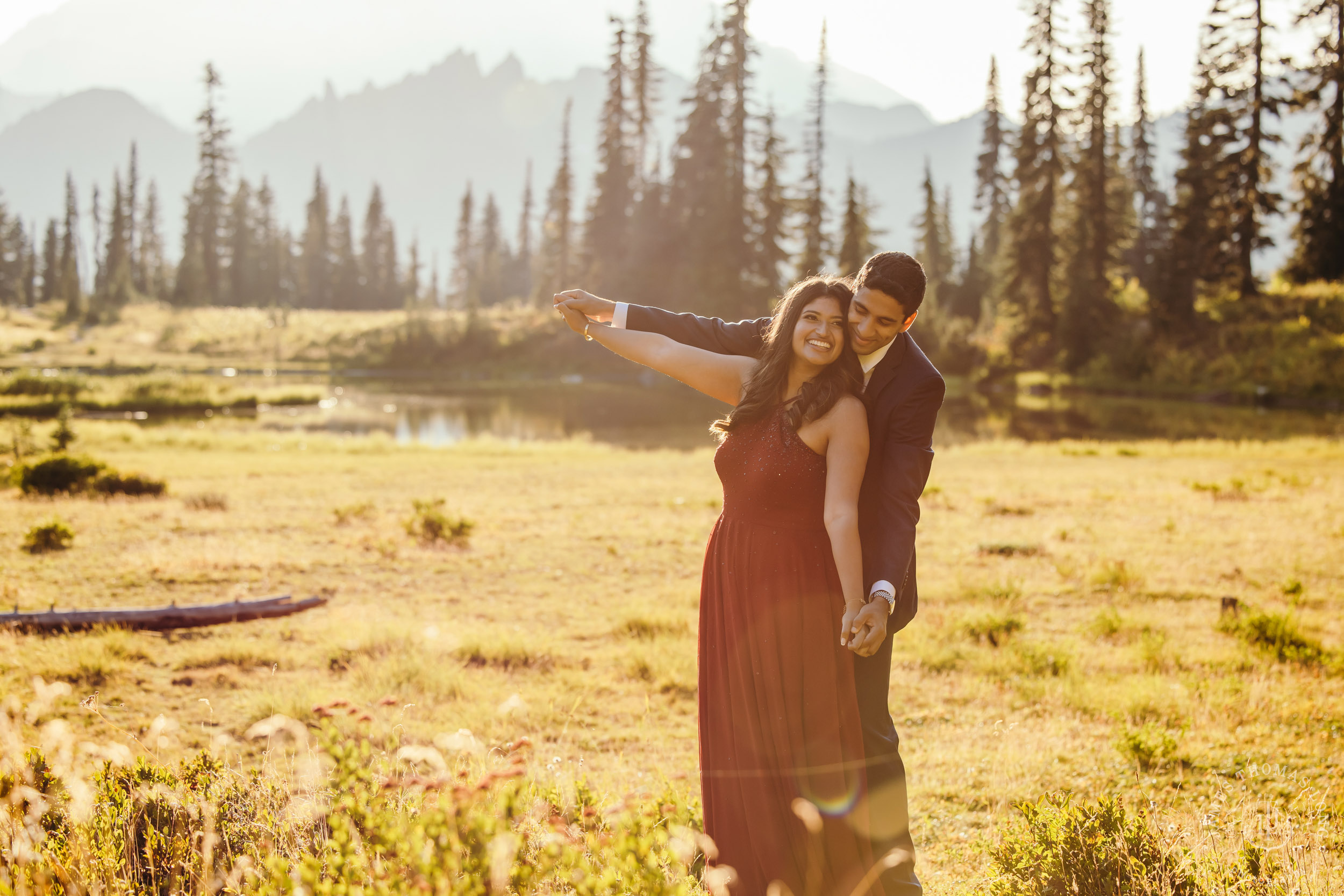 Seattle and Mount Rainier engagement session by Seattle wedding photographer James Thomas Long Potography
