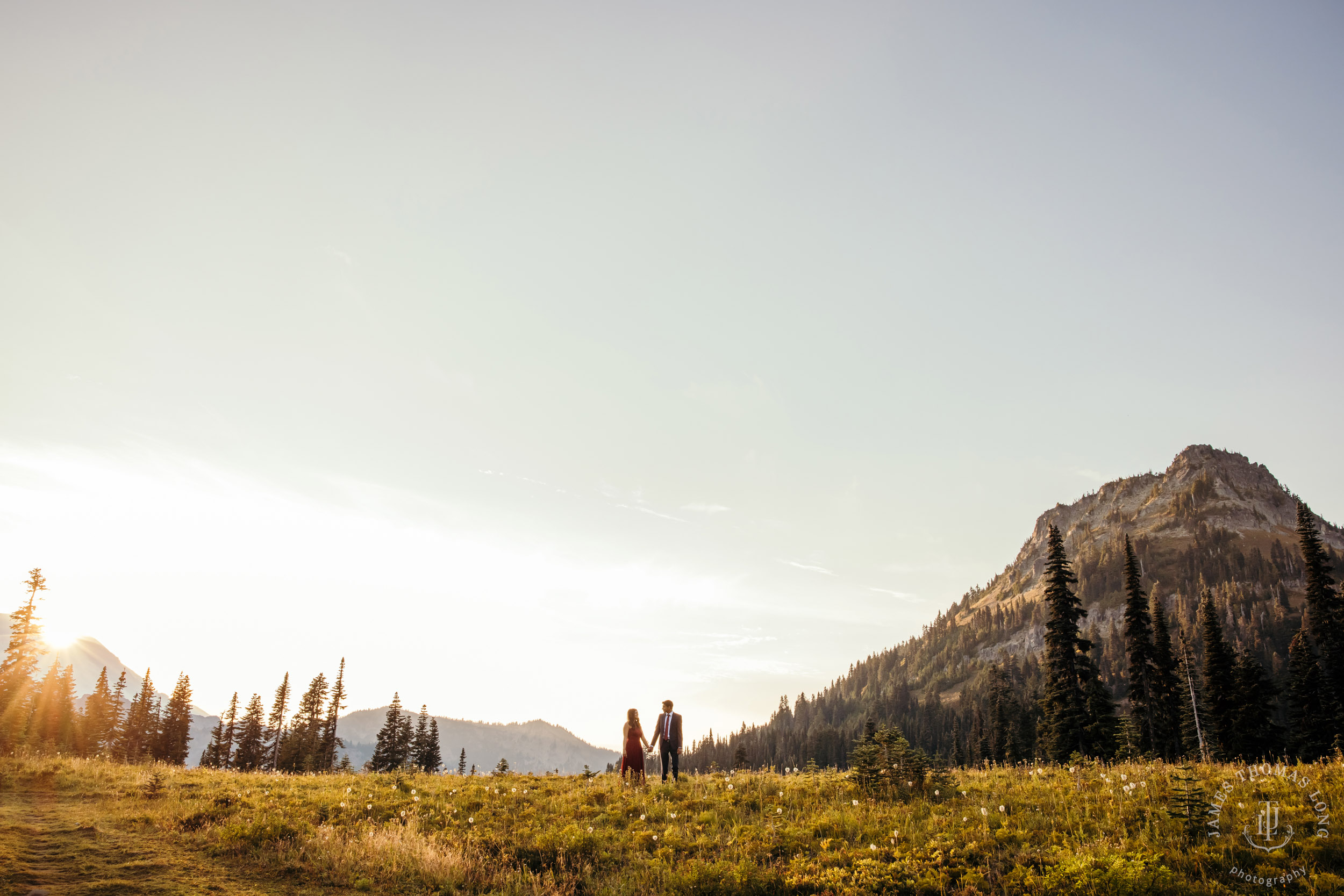Seattle and Mount Rainier engagement session by Seattle wedding photographer James Thomas Long Potography