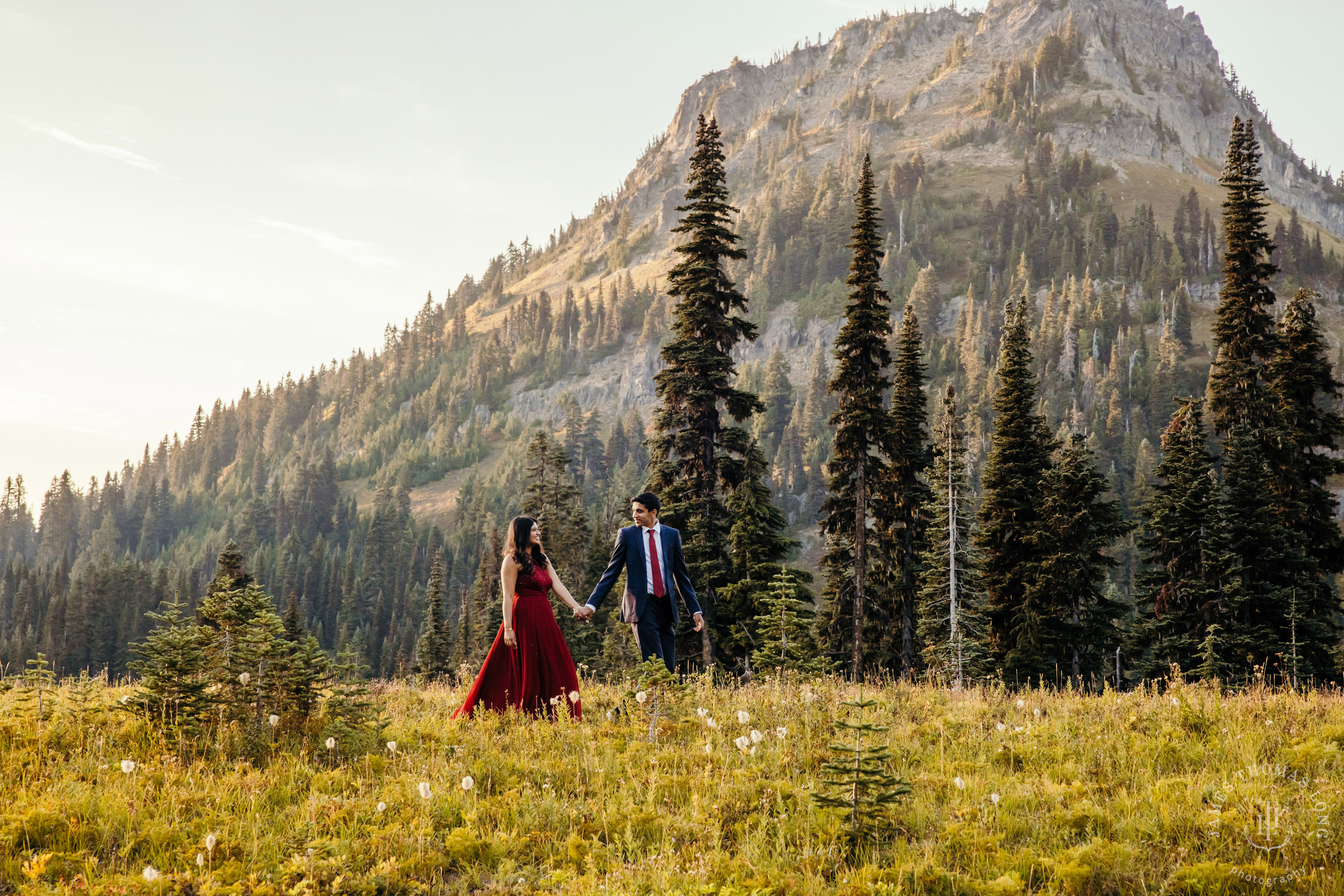 Seattle and Mount Rainier engagement session by Seattle wedding photographer James Thomas Long Potography