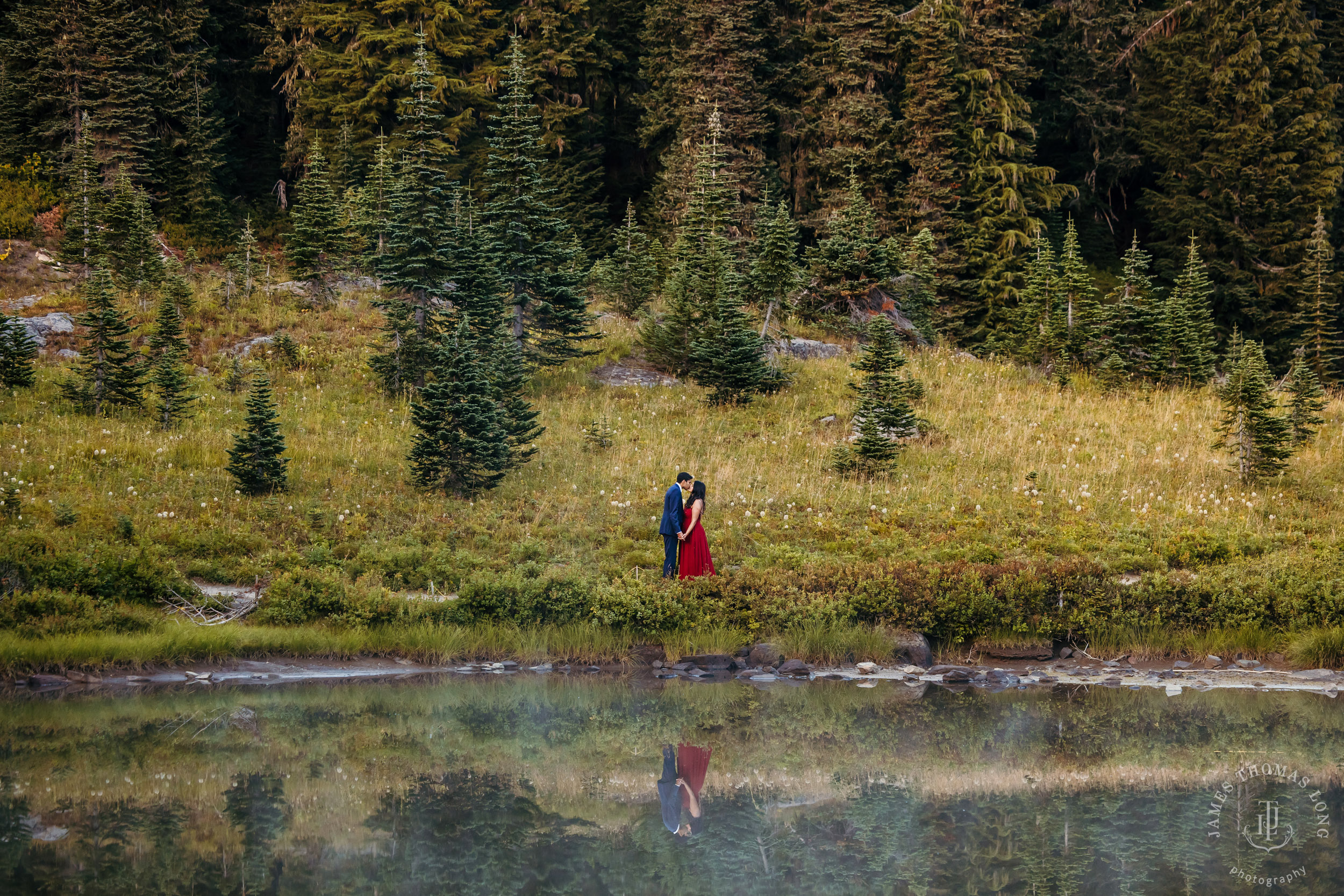 Seattle and Mount Rainier engagement session by Seattle wedding photographer James Thomas Long Potography