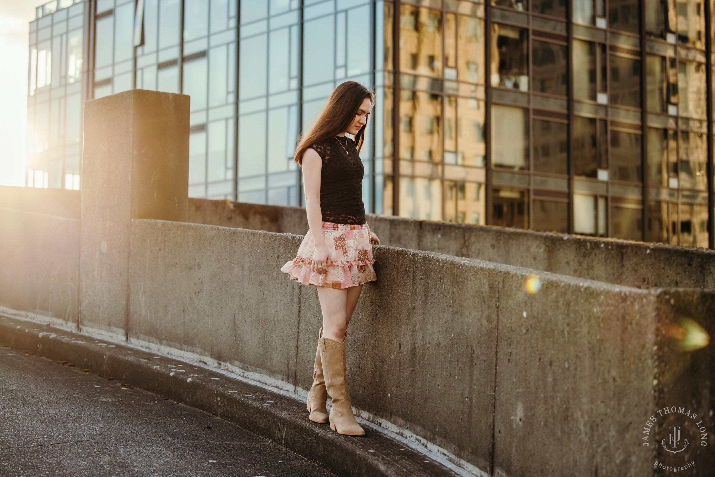 Seattle high school senior portrait session by Seattle senior portrait photographer James Thomas Long Photography