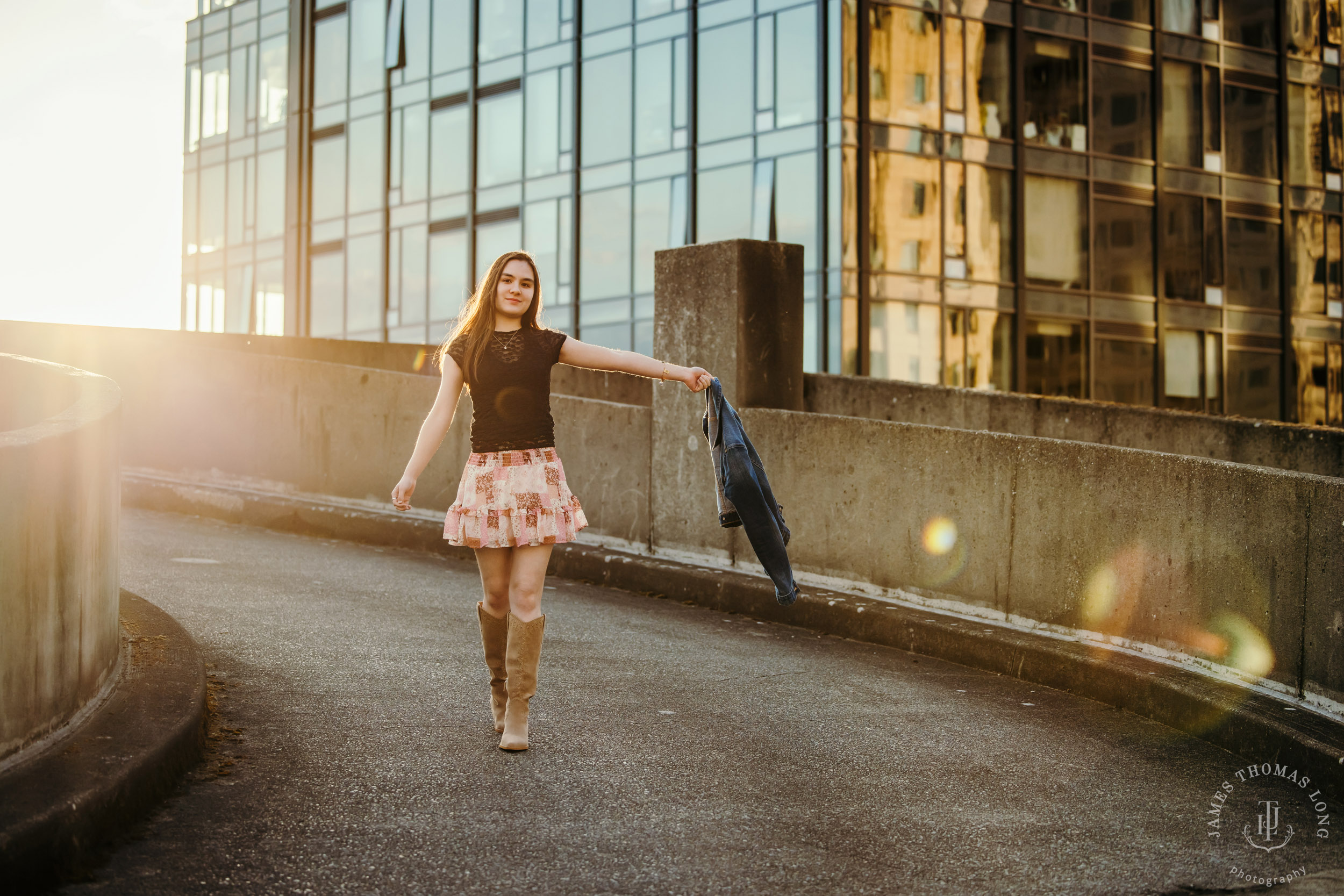 Seattle high school senior portrait session by Seattle senior portrait photographer James Thomas Long Photography