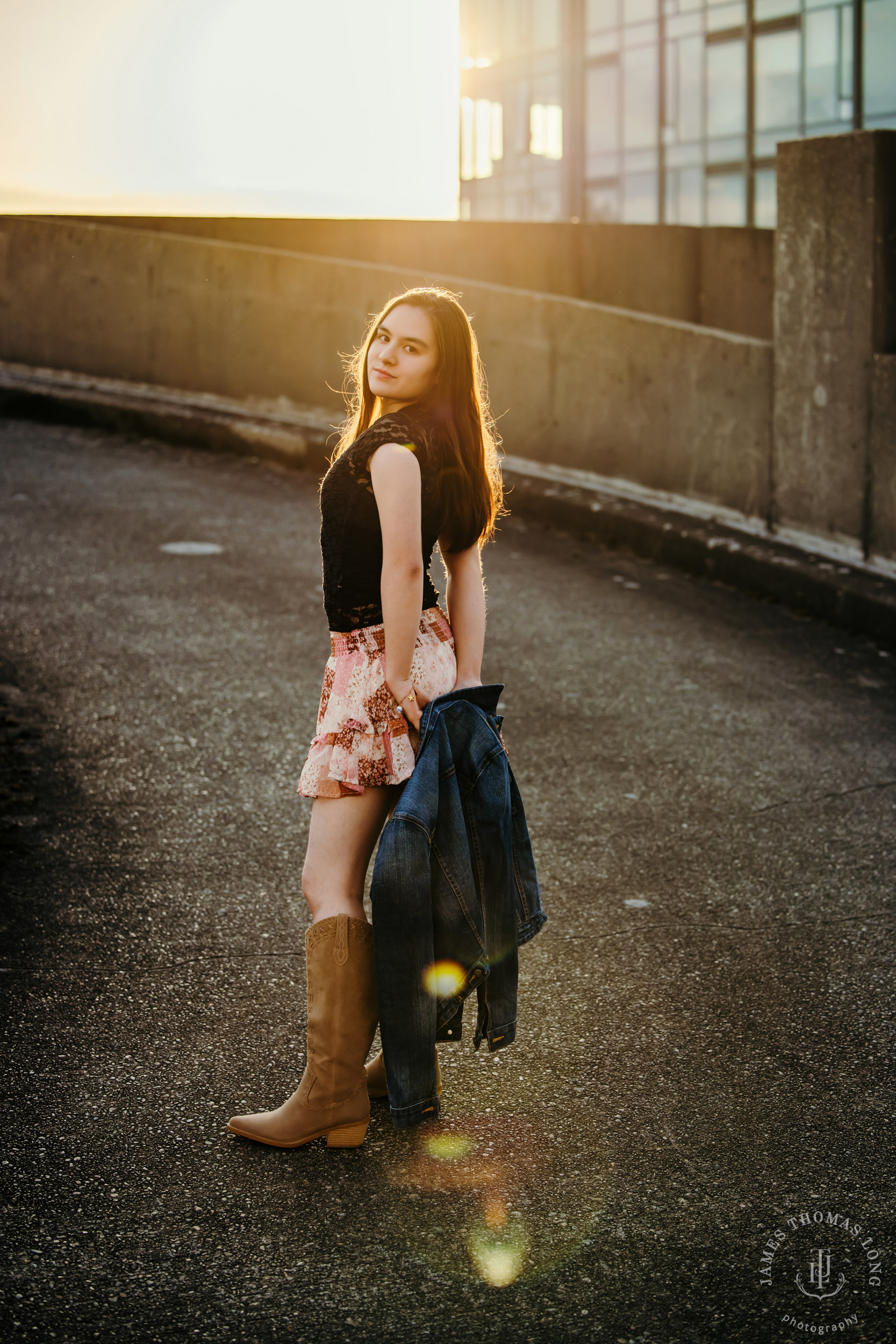 Seattle high school senior portrait session by Seattle senior portrait photographer James Thomas Long Photography