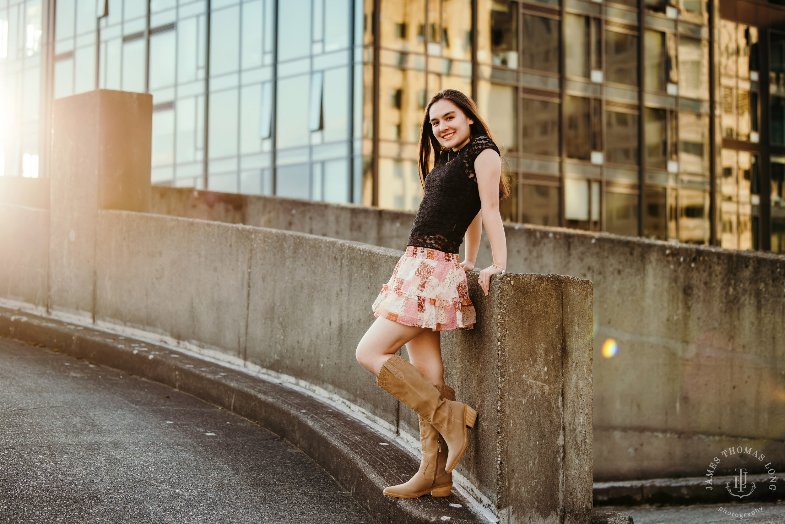 Seattle high school senior portrait session by Seattle senior portrait photographer James Thomas Long Photography
