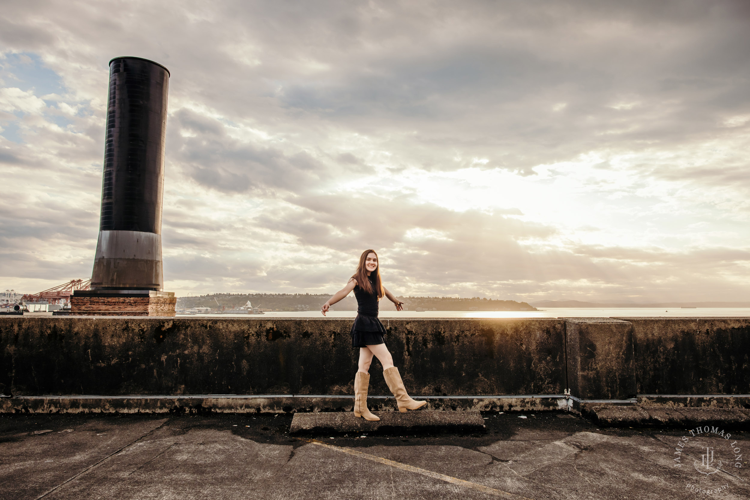 Seattle high school senior portrait session by Seattle senior portrait photographer James Thomas Long Photography