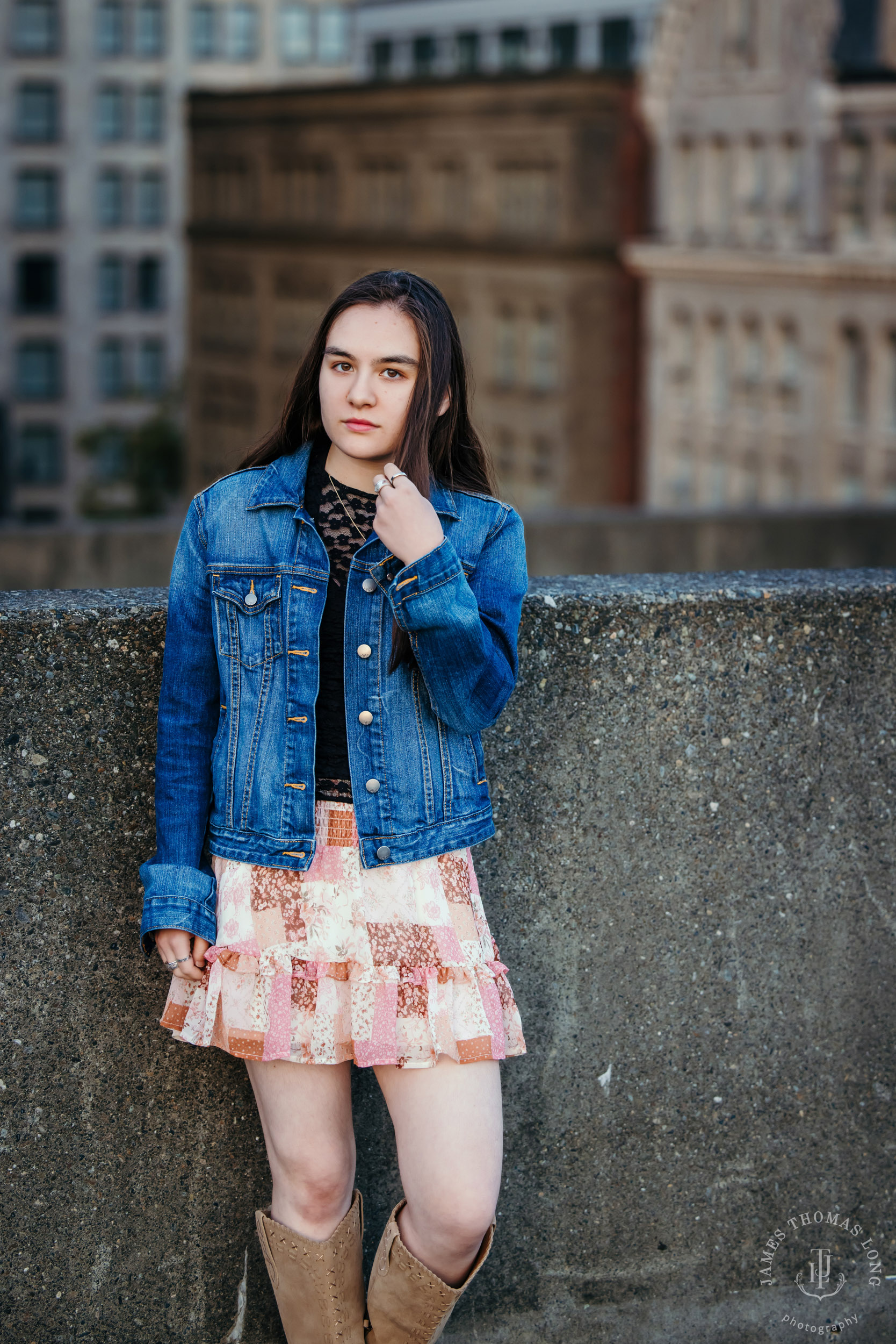 Seattle high school senior portrait session by Seattle senior portrait photographer James Thomas Long Photography