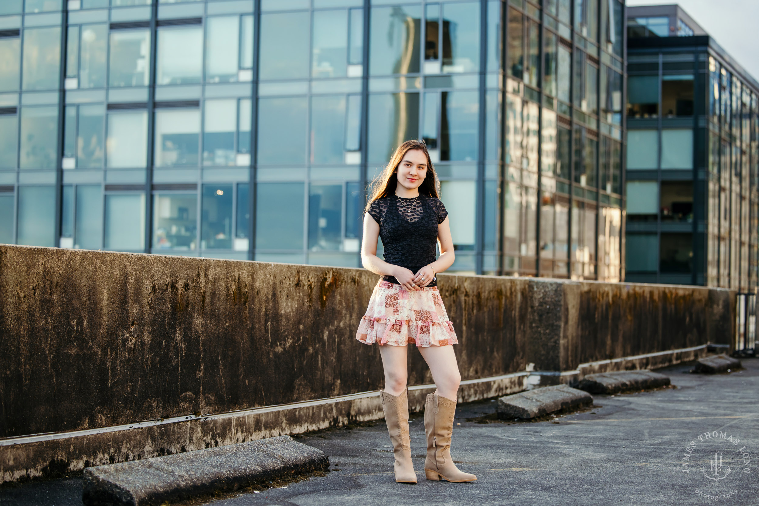 Seattle high school senior portrait session by Seattle senior portrait photographer James Thomas Long Photography