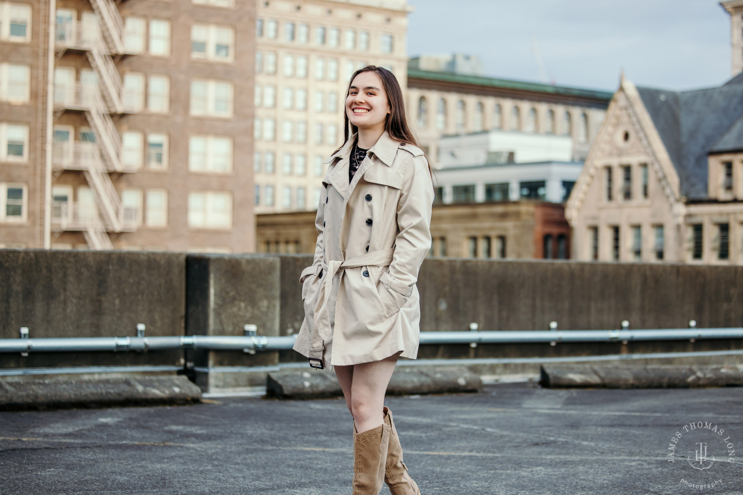 Seattle high school senior portrait session by Seattle senior portrait photographer James Thomas Long Photography