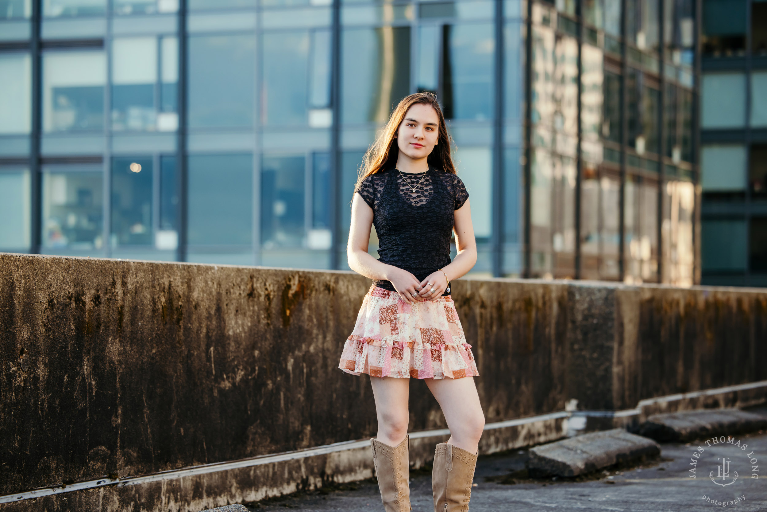 Seattle high school senior portrait session by Seattle senior portrait photographer James Thomas Long Photography
