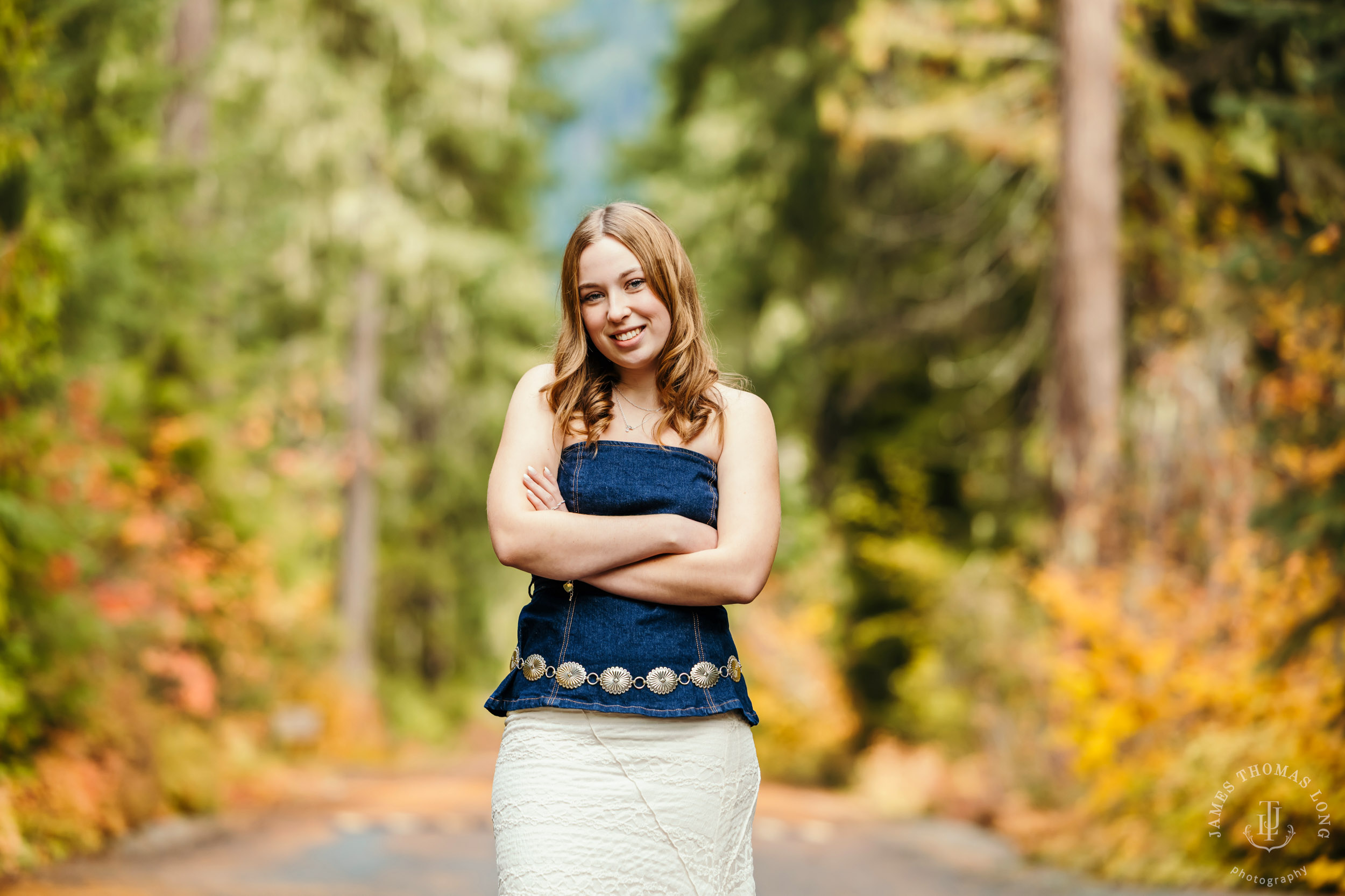Cascade Mountain adventure high school senior portrait session by Seattle senior photographer James Thomas Long Photography