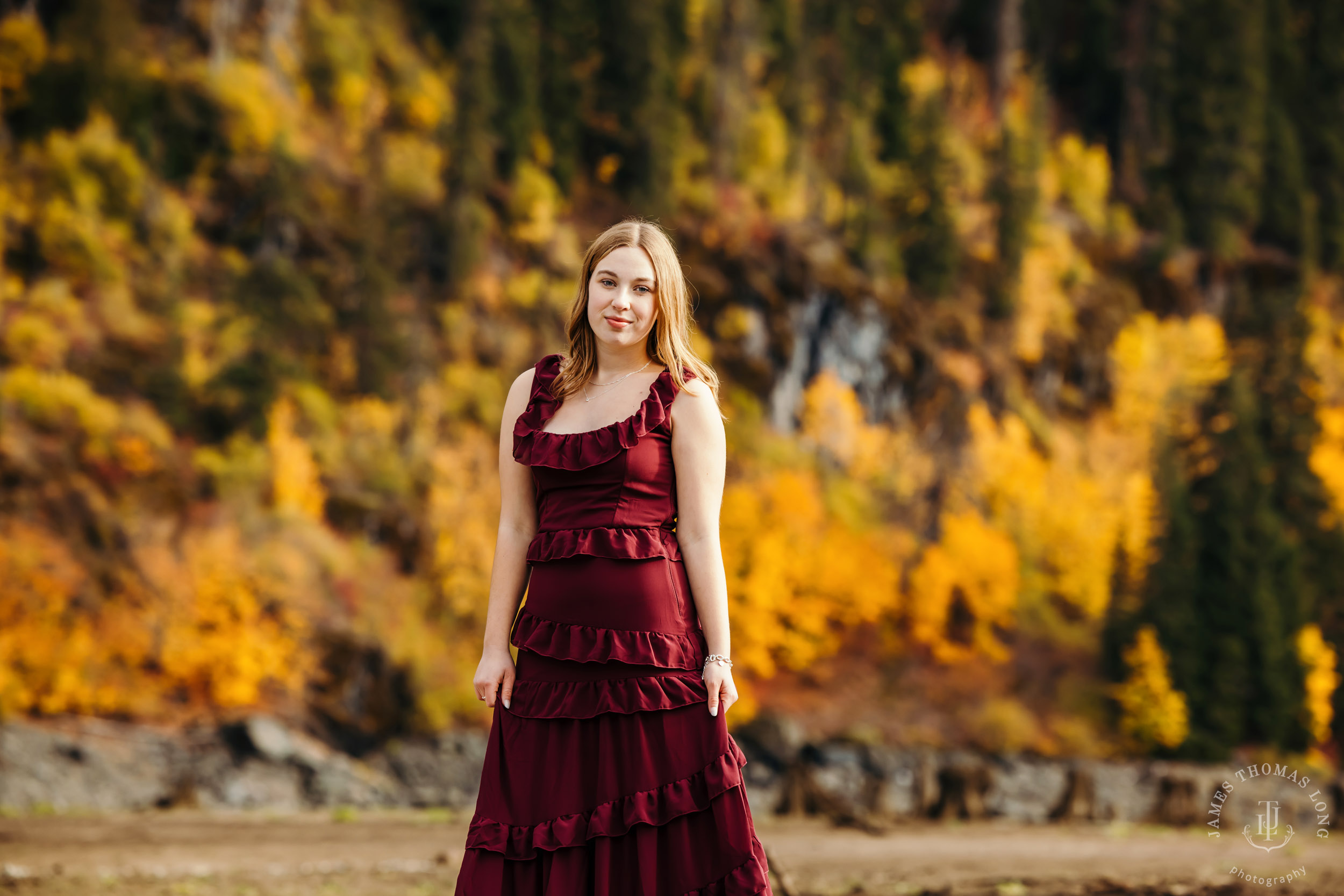 Cascade Mountain adventure high school senior portrait session by Seattle senior photographer James Thomas Long Photography