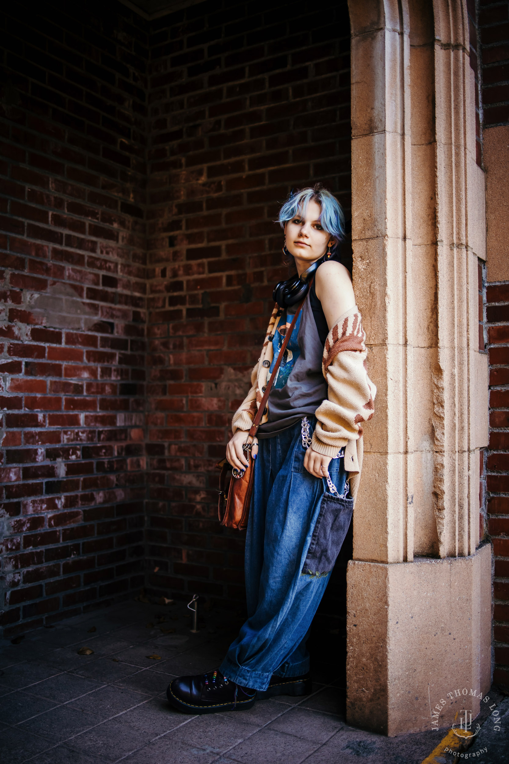 Fall City high school senior portrait session by Snoqualmie senior portrait photographer James Thomas Long Photography