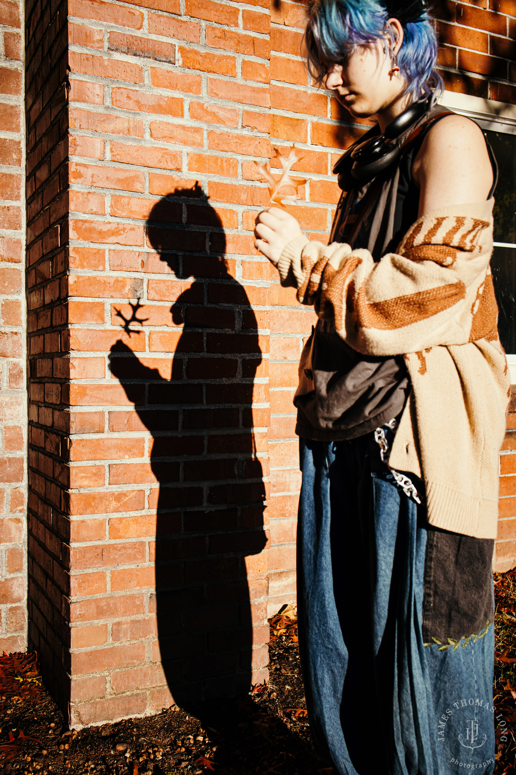 Fall City high school senior portrait session by Snoqualmie senior portrait photographer James Thomas Long Photography