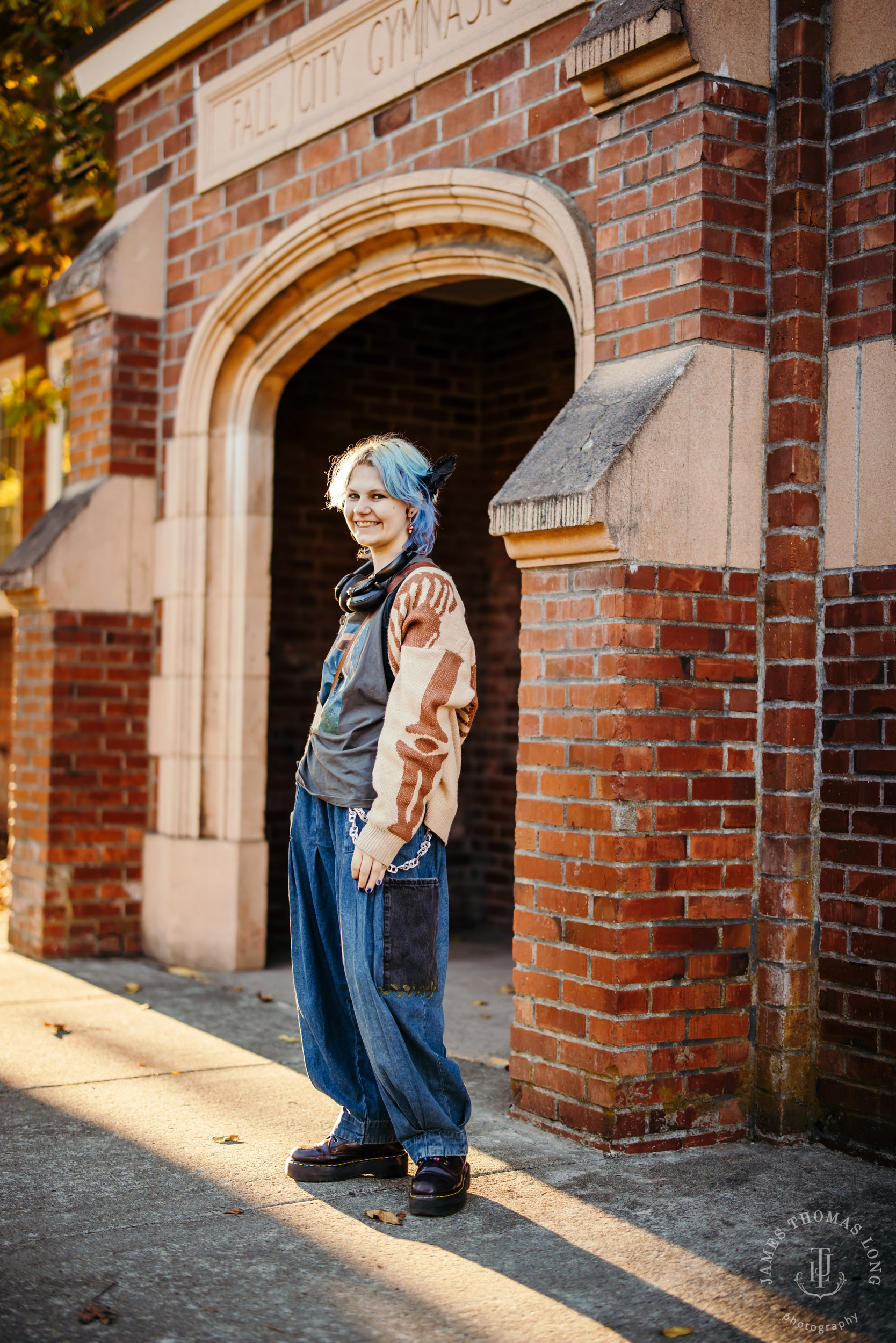 Fall City high school senior portrait session by Snoqualmie senior portrait photographer James Thomas Long Photography